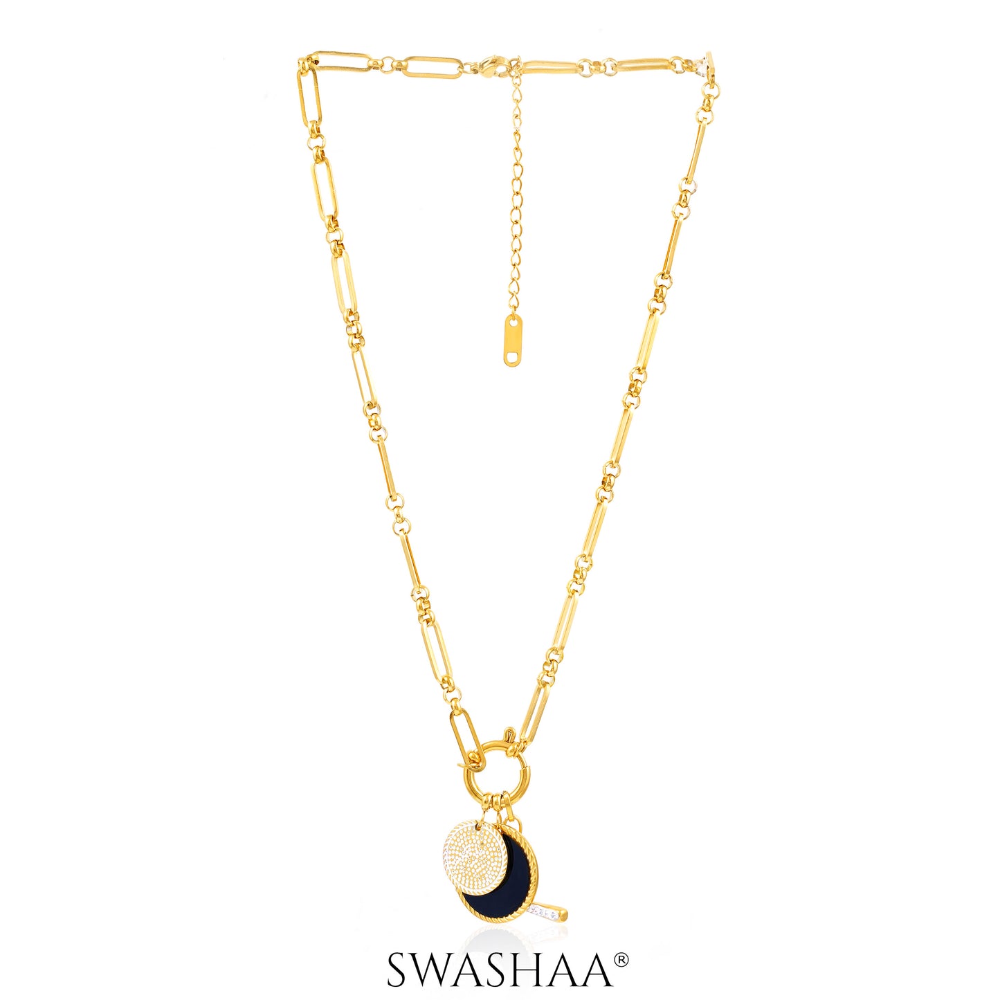Innaa Charms 18K Gold Plated Necklace