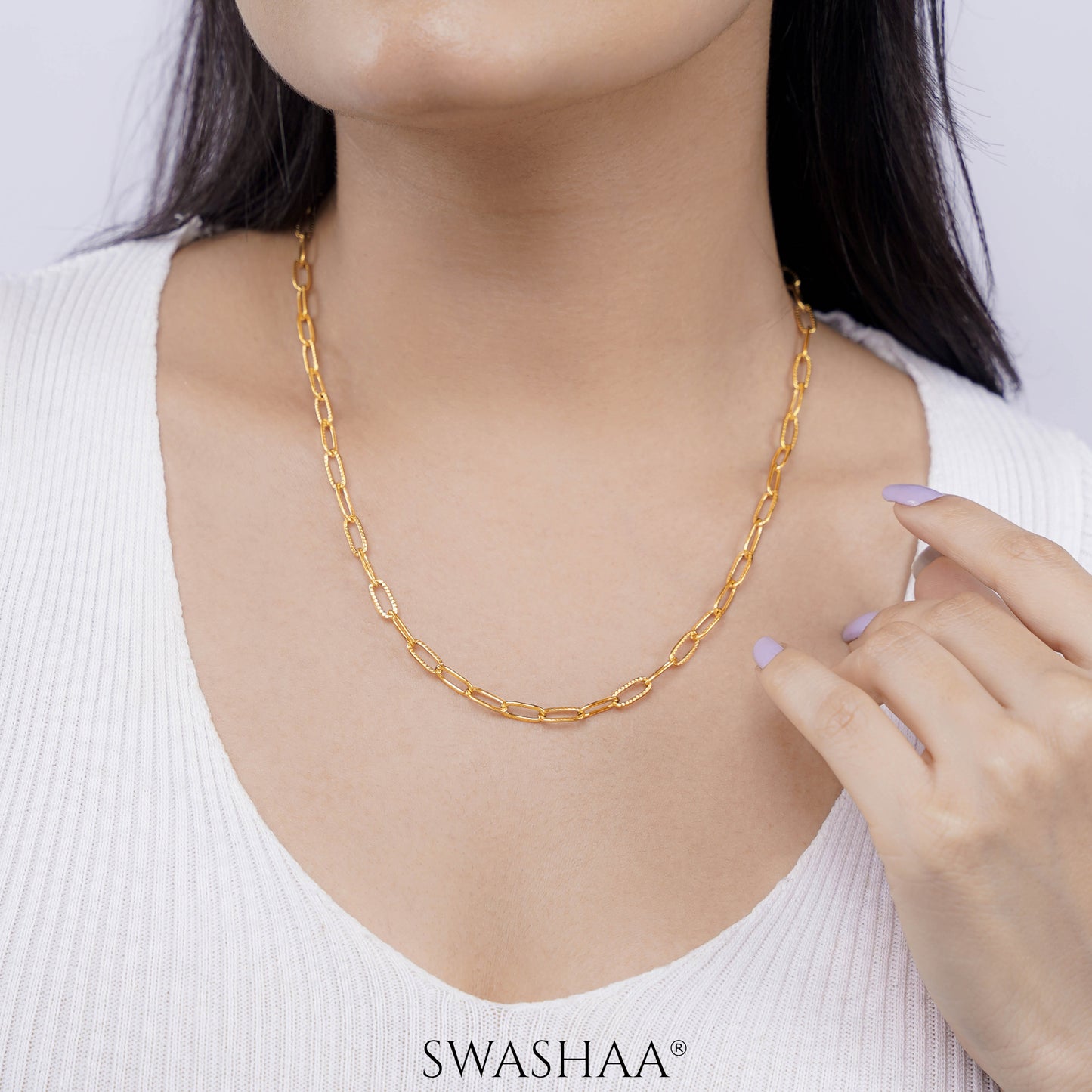 Iva Link 18K Gold Plated Chain