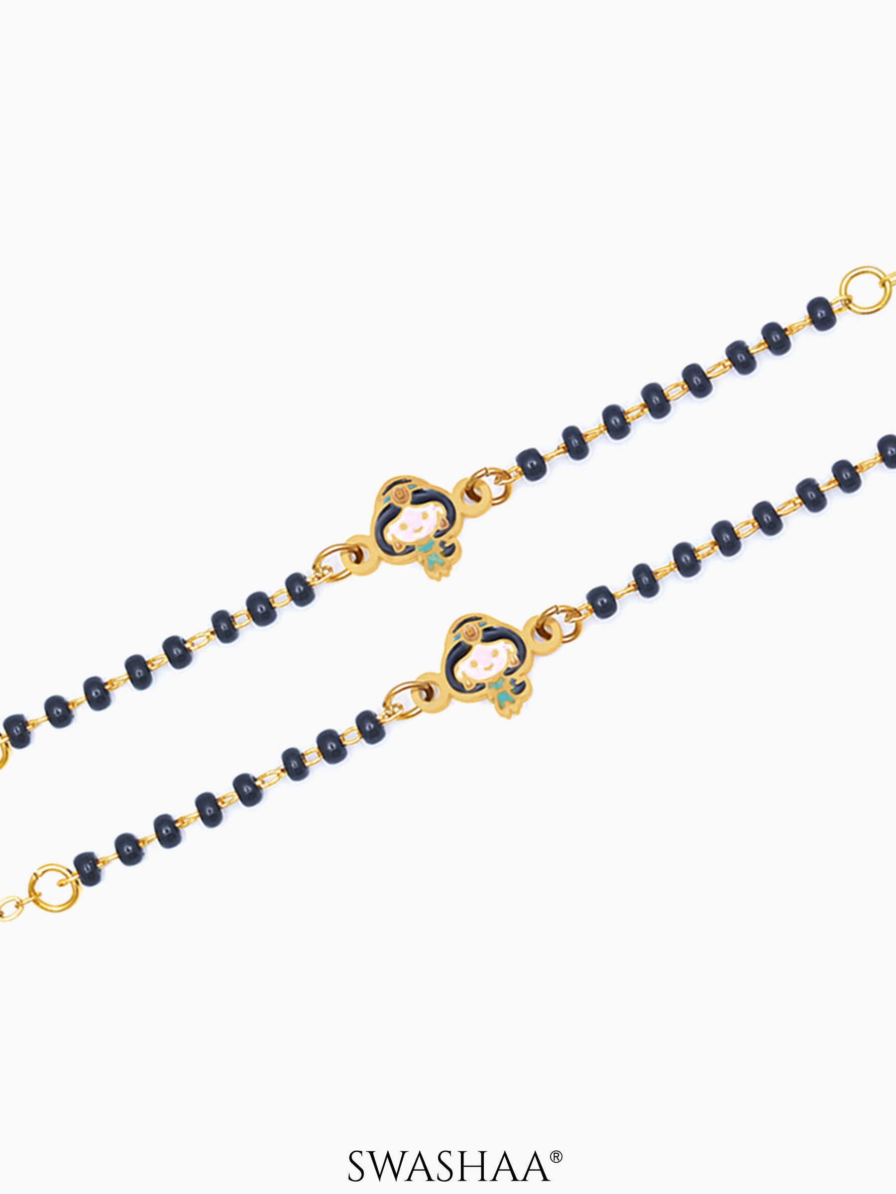 Jasmine's Charm 18K Gold Plated Kid's Nazariya Loose Bracelet