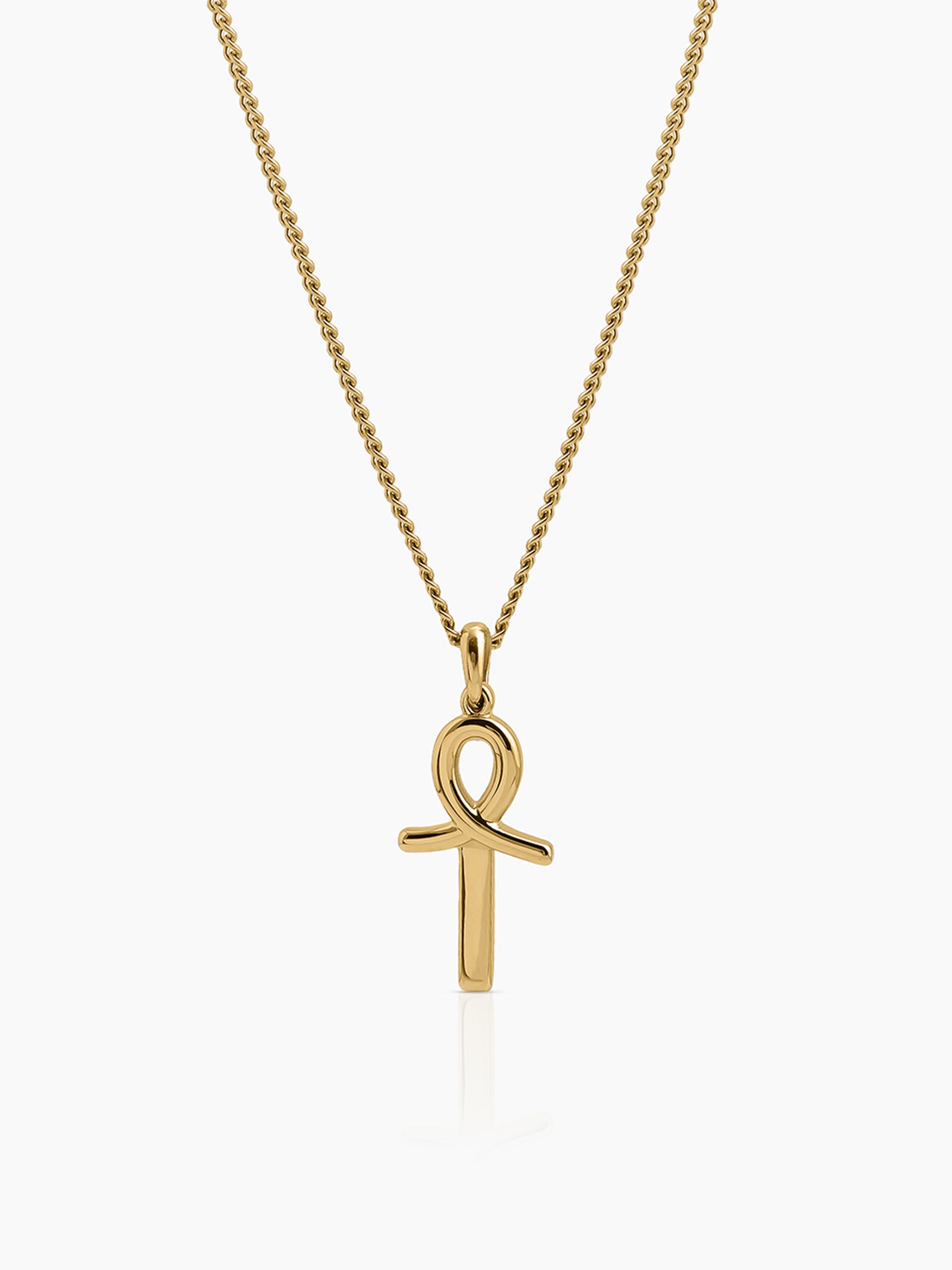 Kaevor Ankh 18K Gold Plated Men’s Chain Pendant - Swashaa