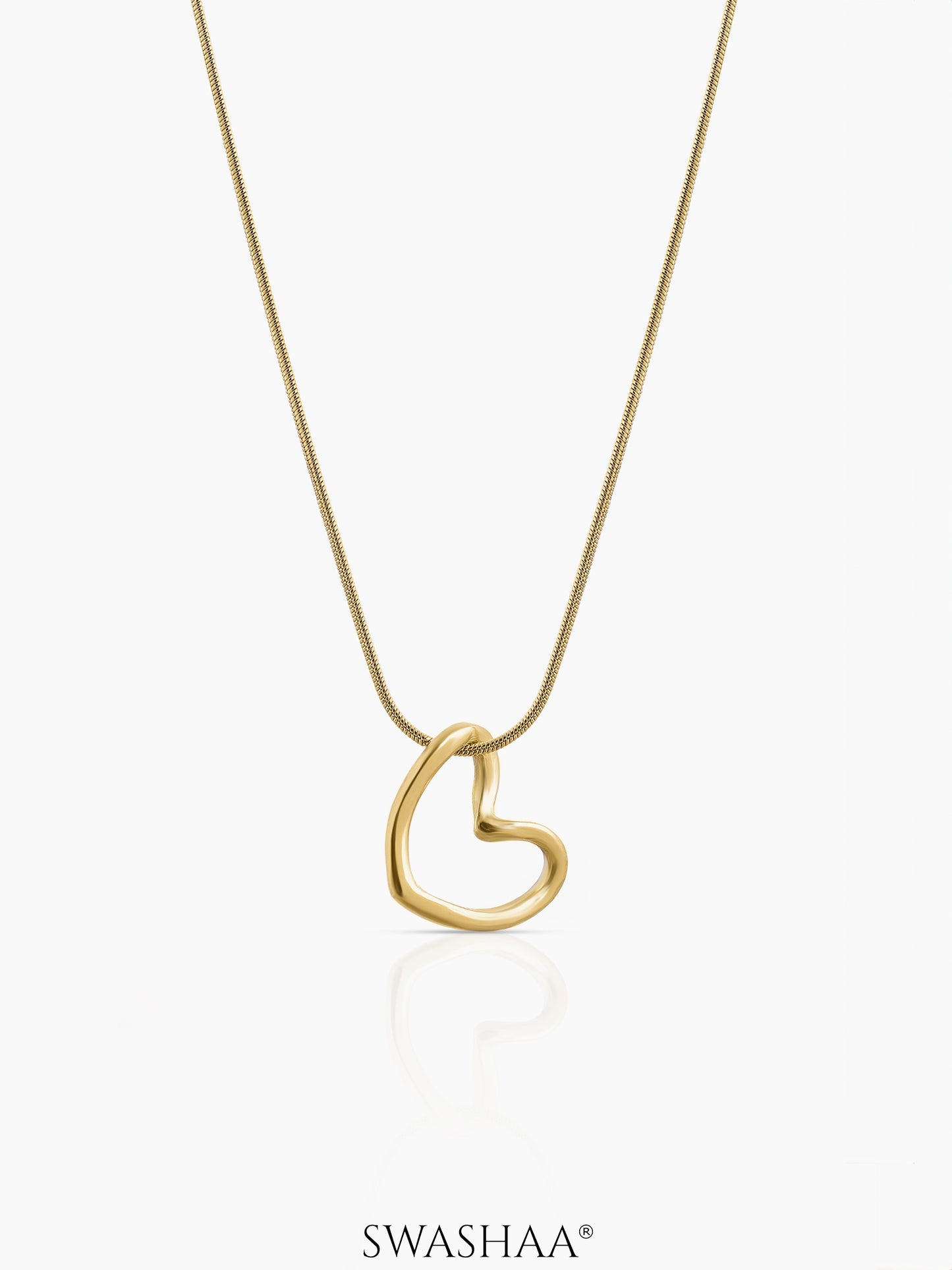 Kaira Holo Heart Necklace