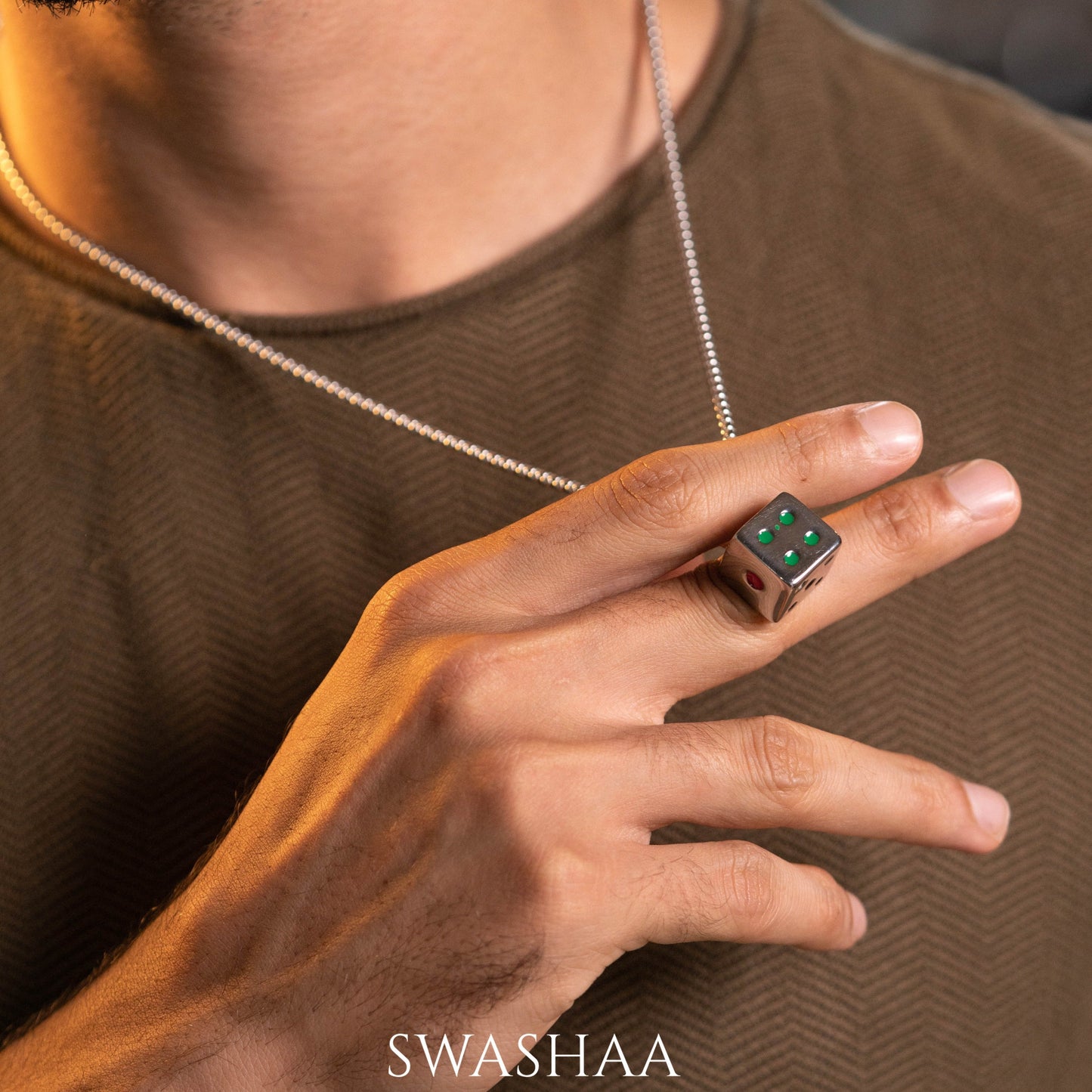 Kasper Men's Chain Pendant - Swashaa