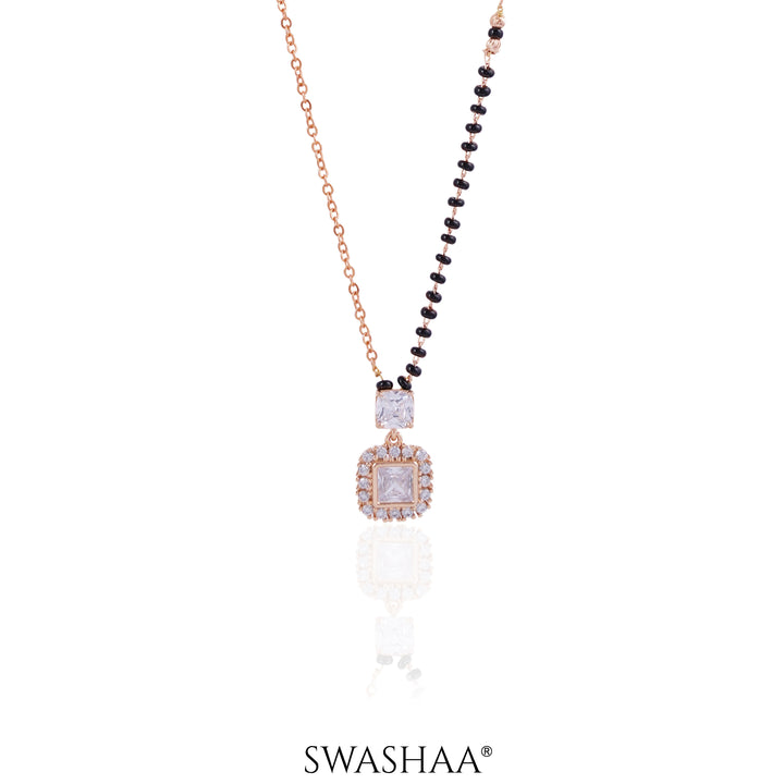 Kissha Rosegold Plated Mangalsutra