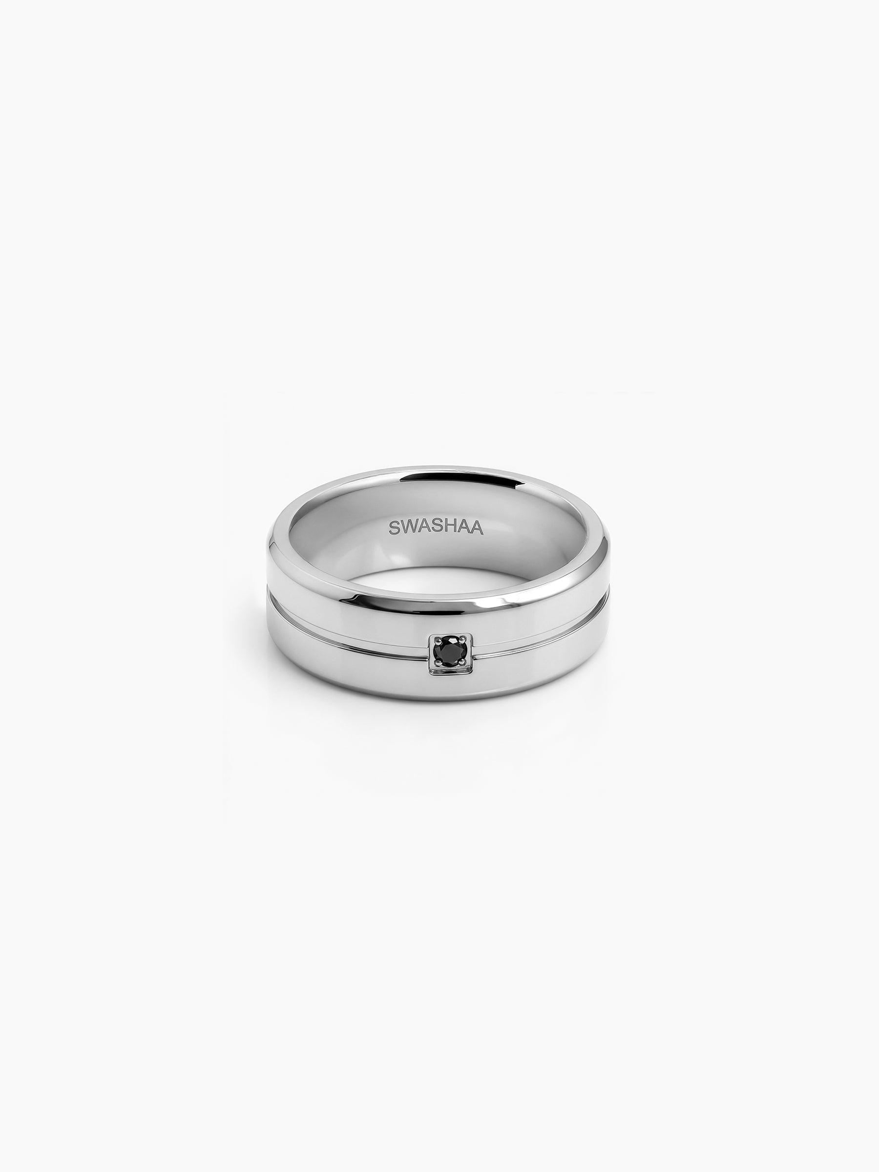 Korvian Diamond Men's Ring - Swashaa