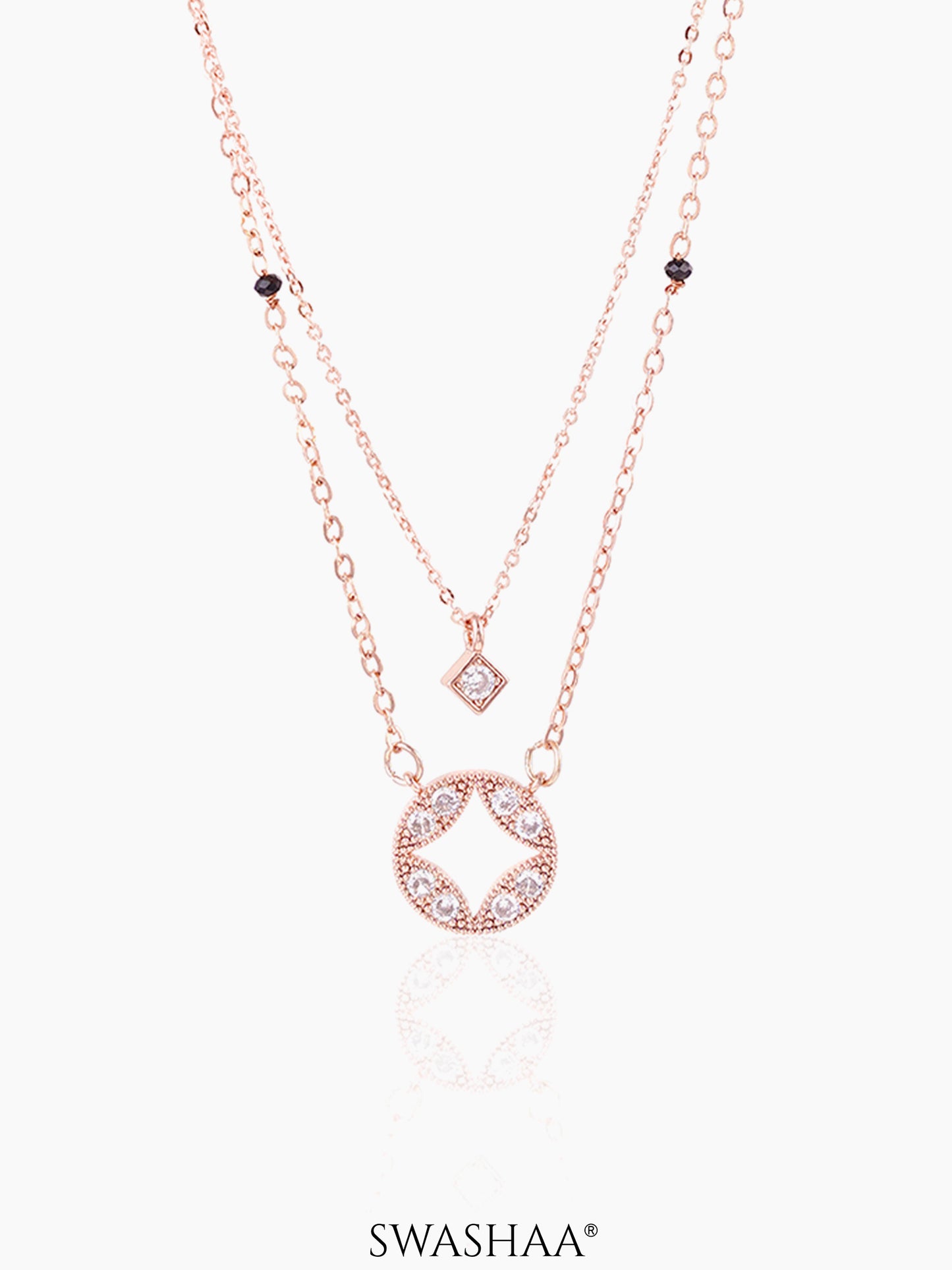 Lakshita Rosegold Plated Mangalsutra