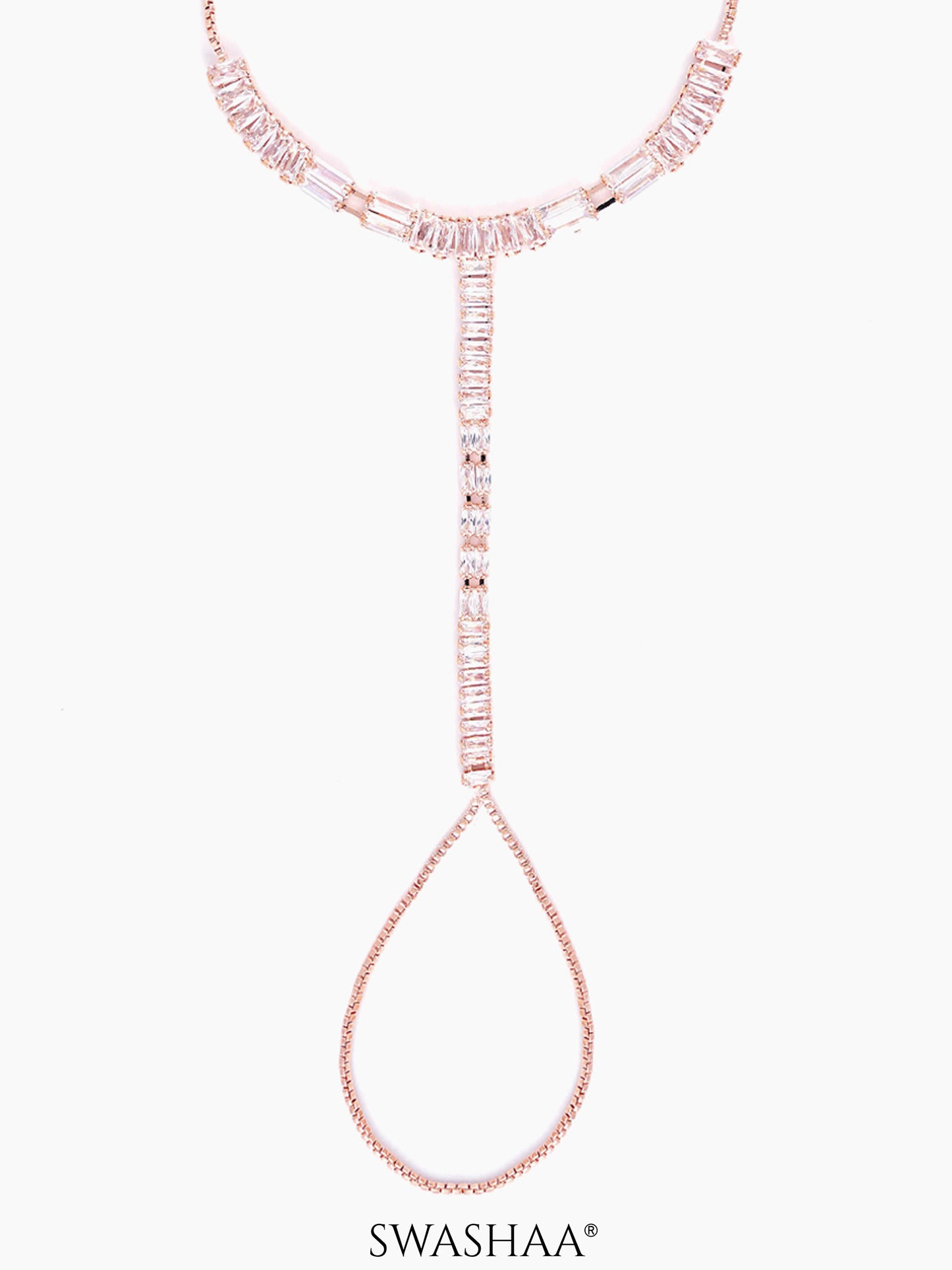 Lakshya Rosegold  Plated Ring Bracelet