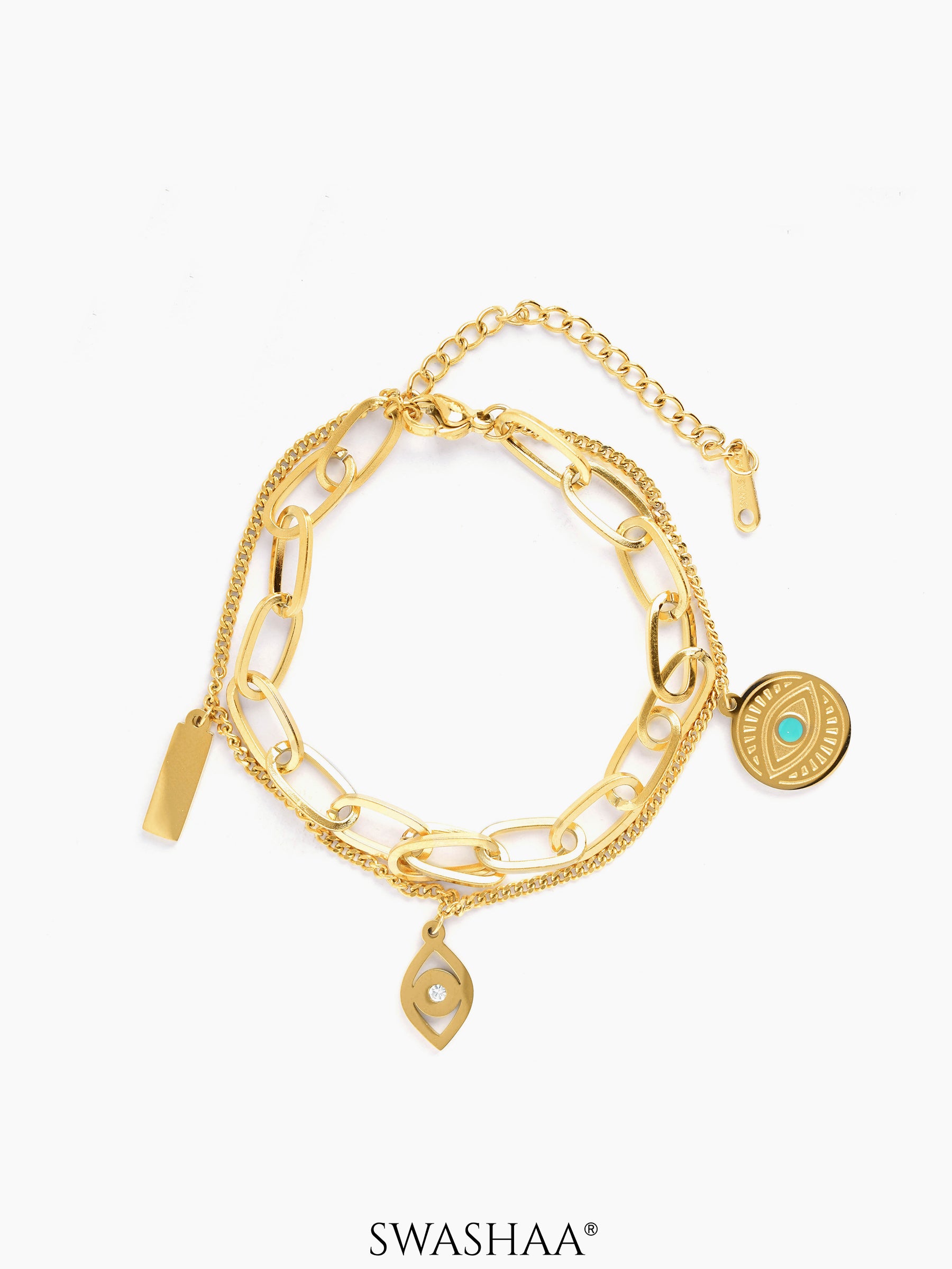 Larla Eye 18K Gold Plated Bracelet