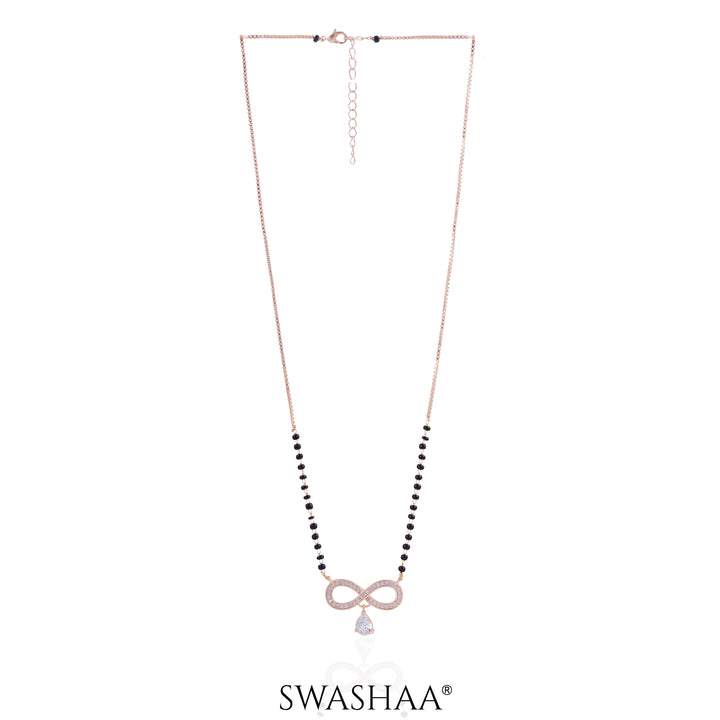 Lavya Rosegold Plated Mangalsutra