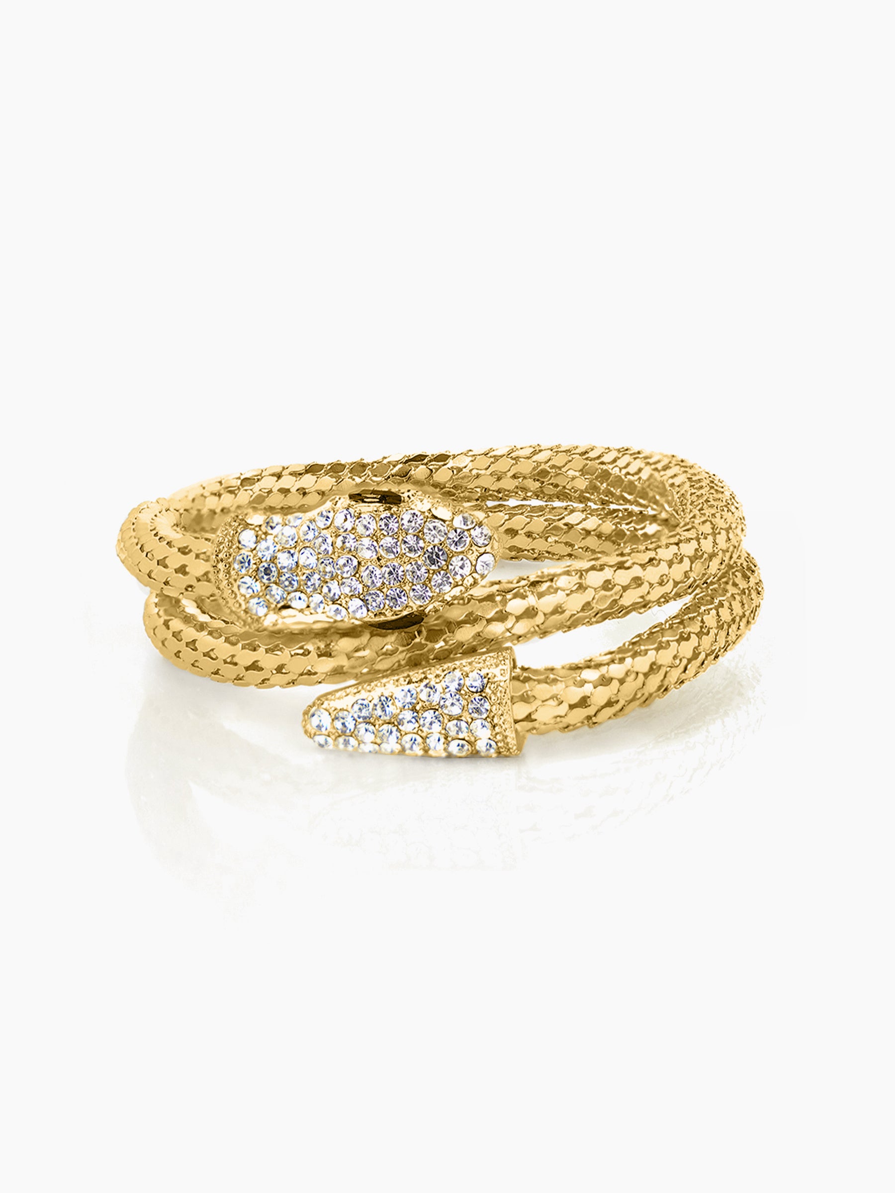 Lenka Snake Diamond 18K Gold Plated Bracelet