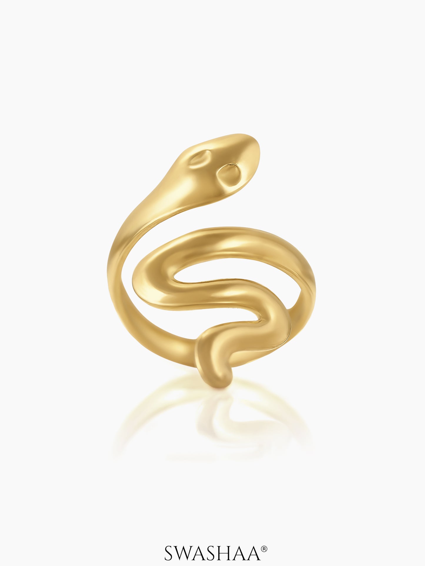 Lizz Snake 18K Gold Plated Ring
