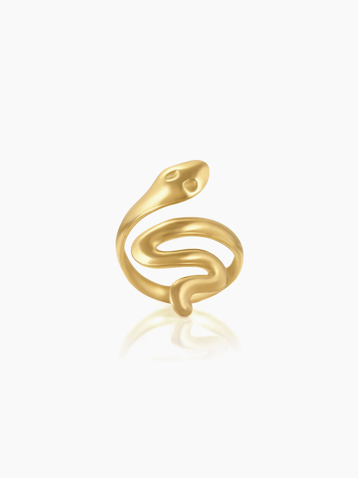 Lizz Snake 18K Gold Plated Ring