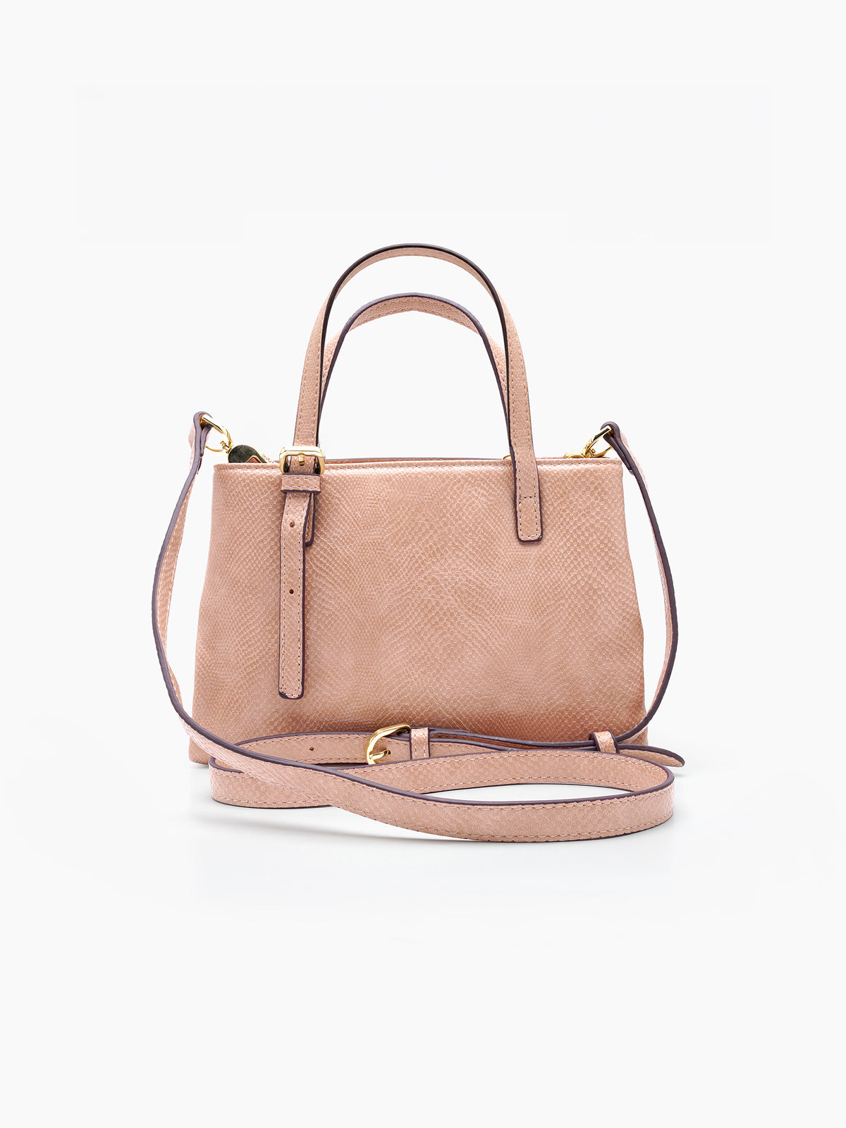 Lunara Nude Beige Leather Sling Bag - Swashaa