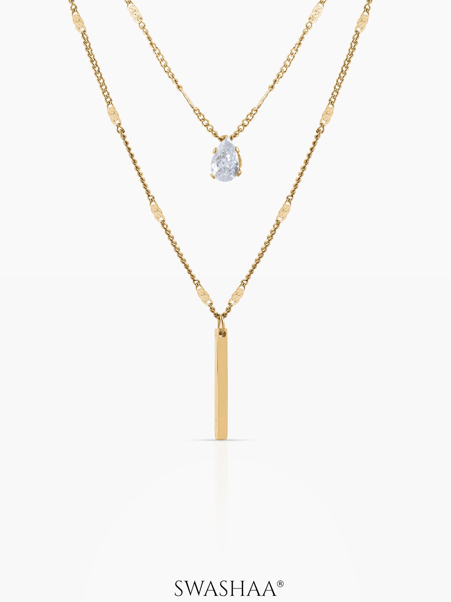 Lynna Bar Layered Necklace