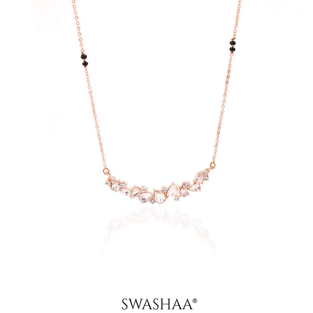 Meera Rosegold Plated Mangalsutra