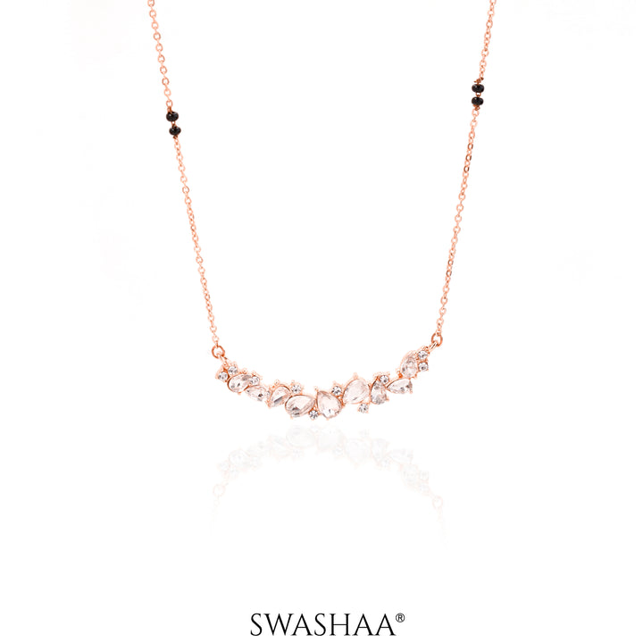 Meera Rosegold Plated Mangalsutra