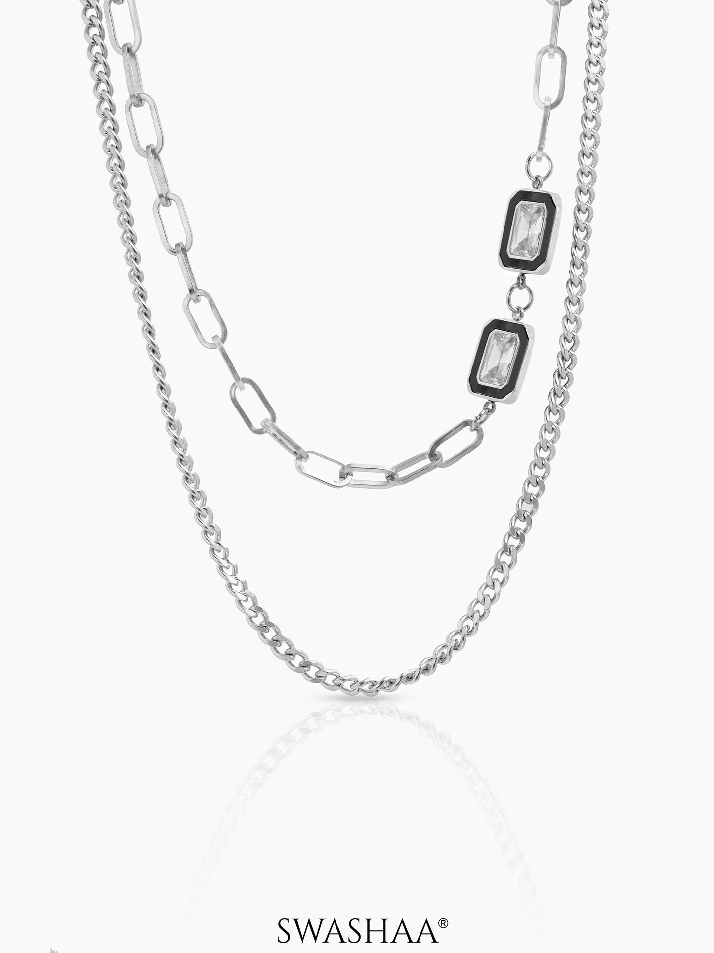 Maelin Solitaire Layered Men's Chain