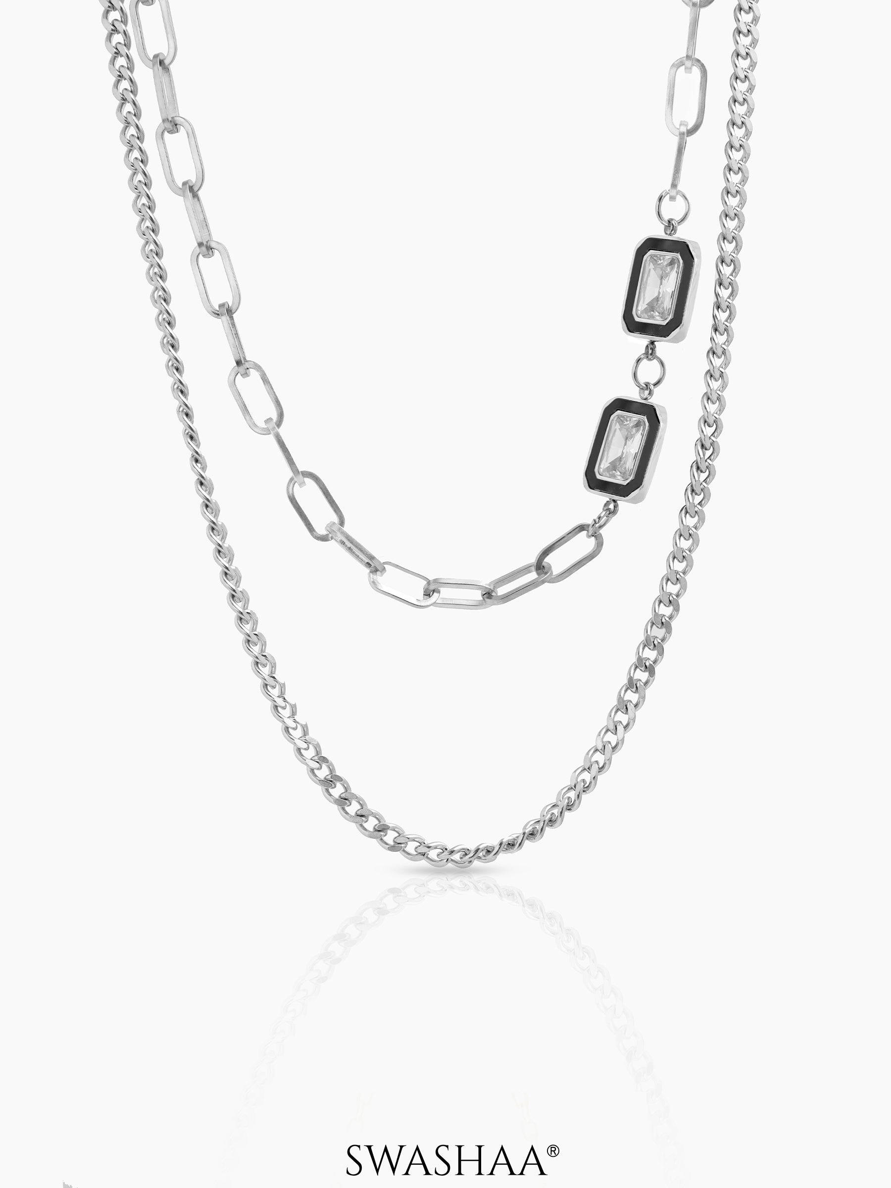 Maelin Solitaire Layered Men's Chain