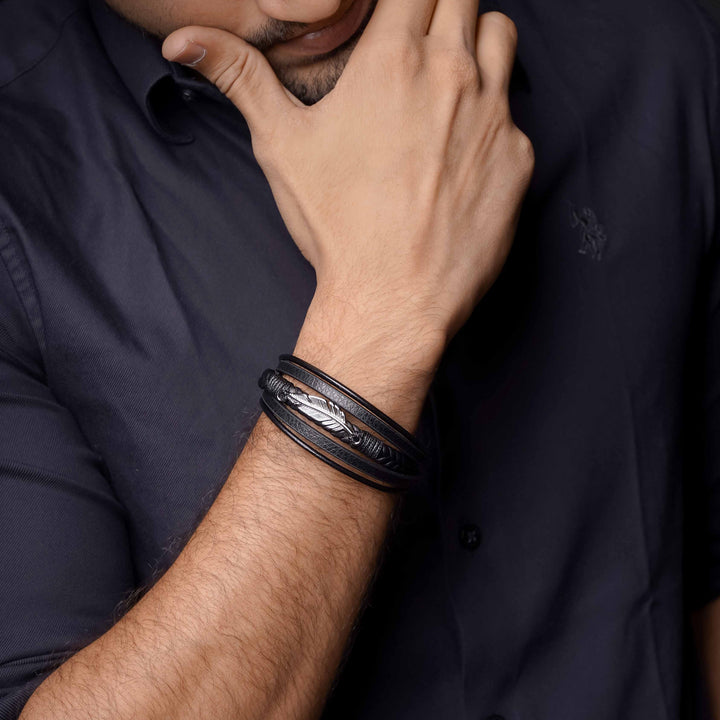 Marcel Men's Leather Bracelet