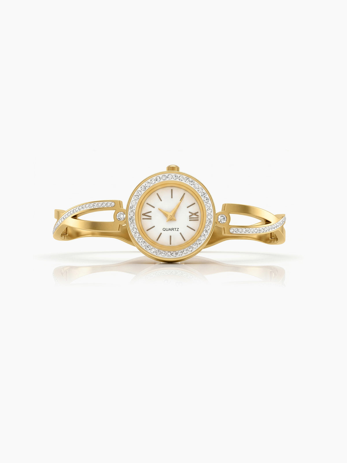 Marenza 18K Gold Plated Women's Watch - Swashaa