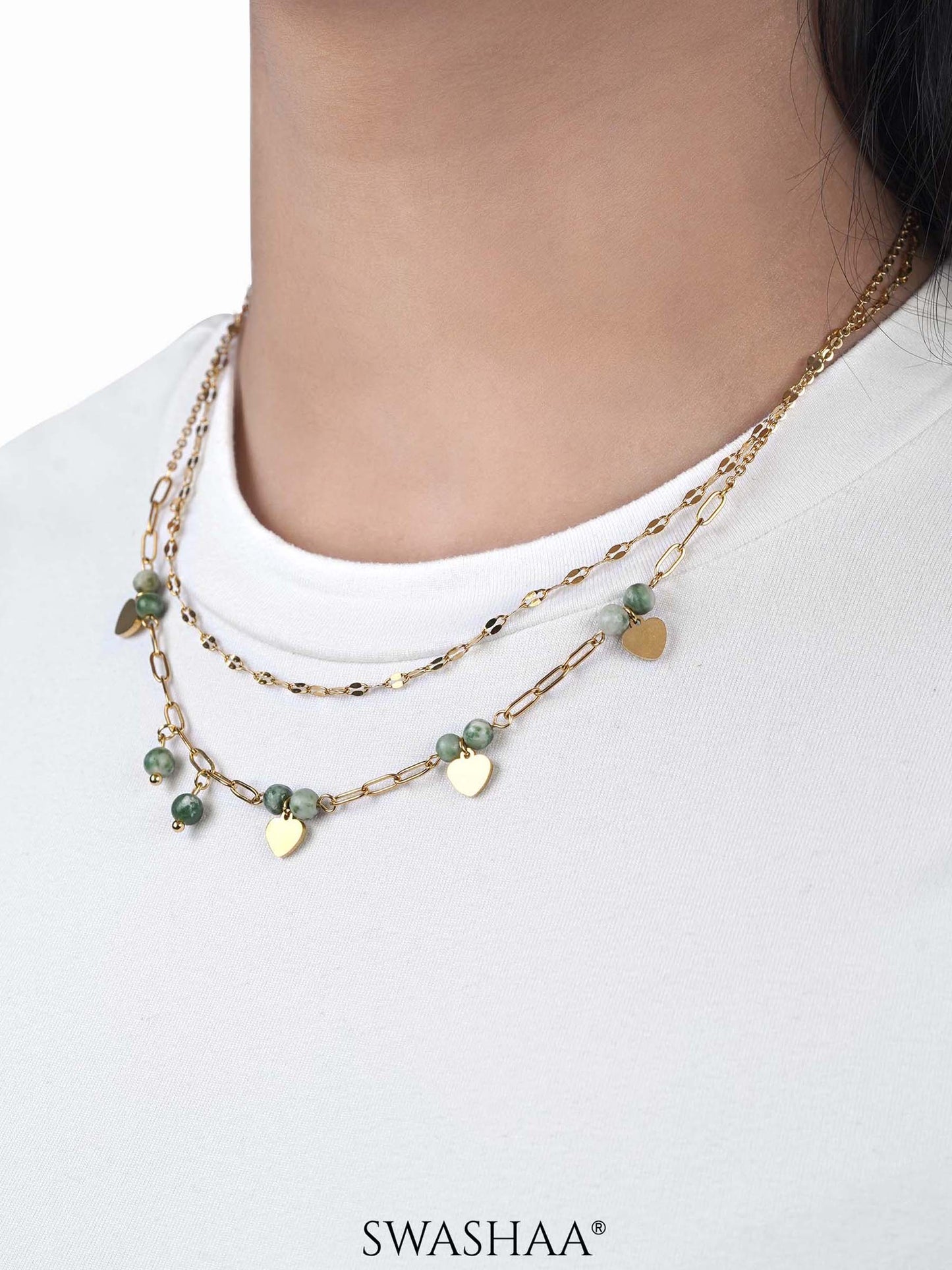 Marsha Beads 18K Gold Plated Necklace