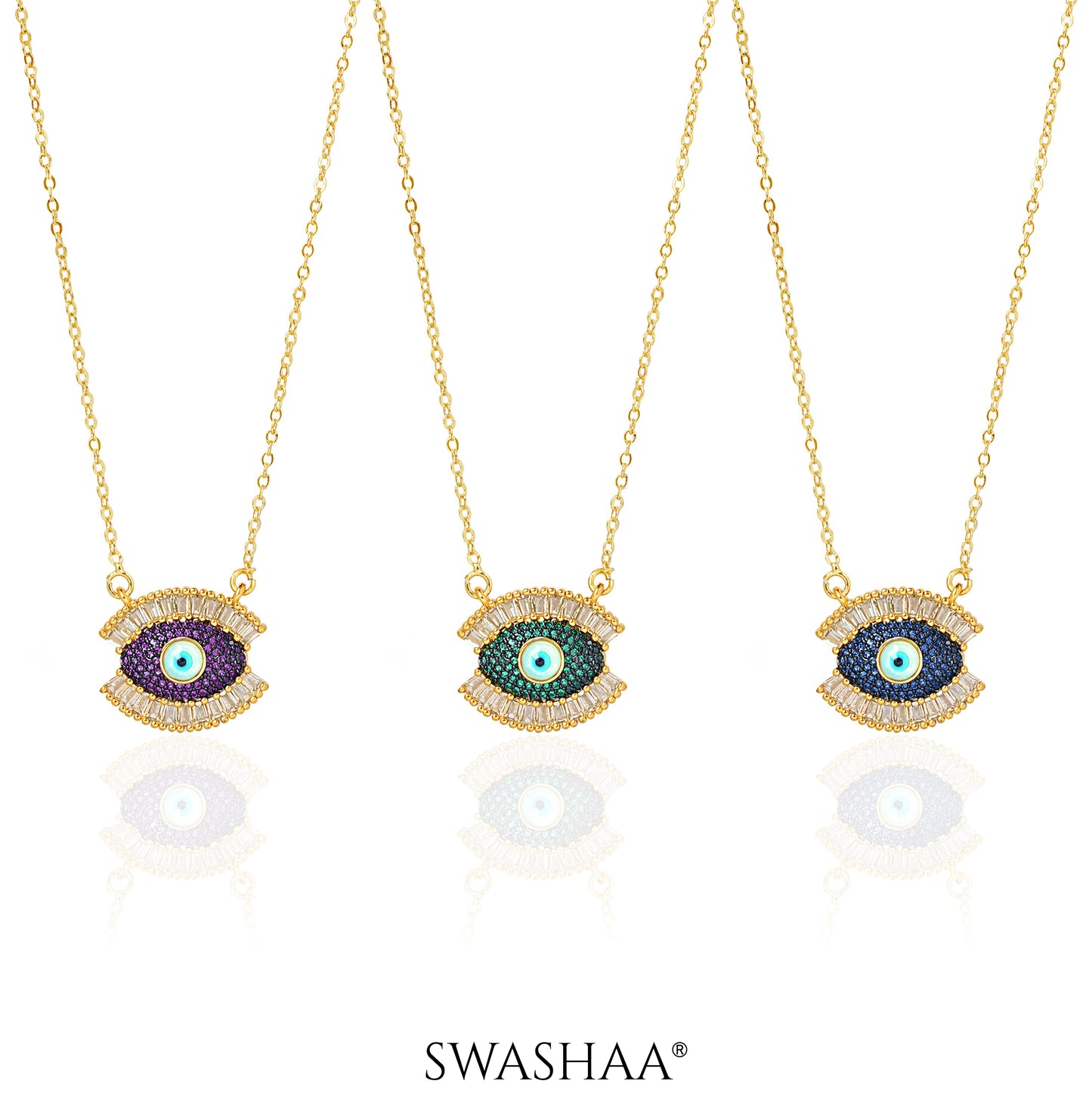 Meesha Evil Eye Necklace