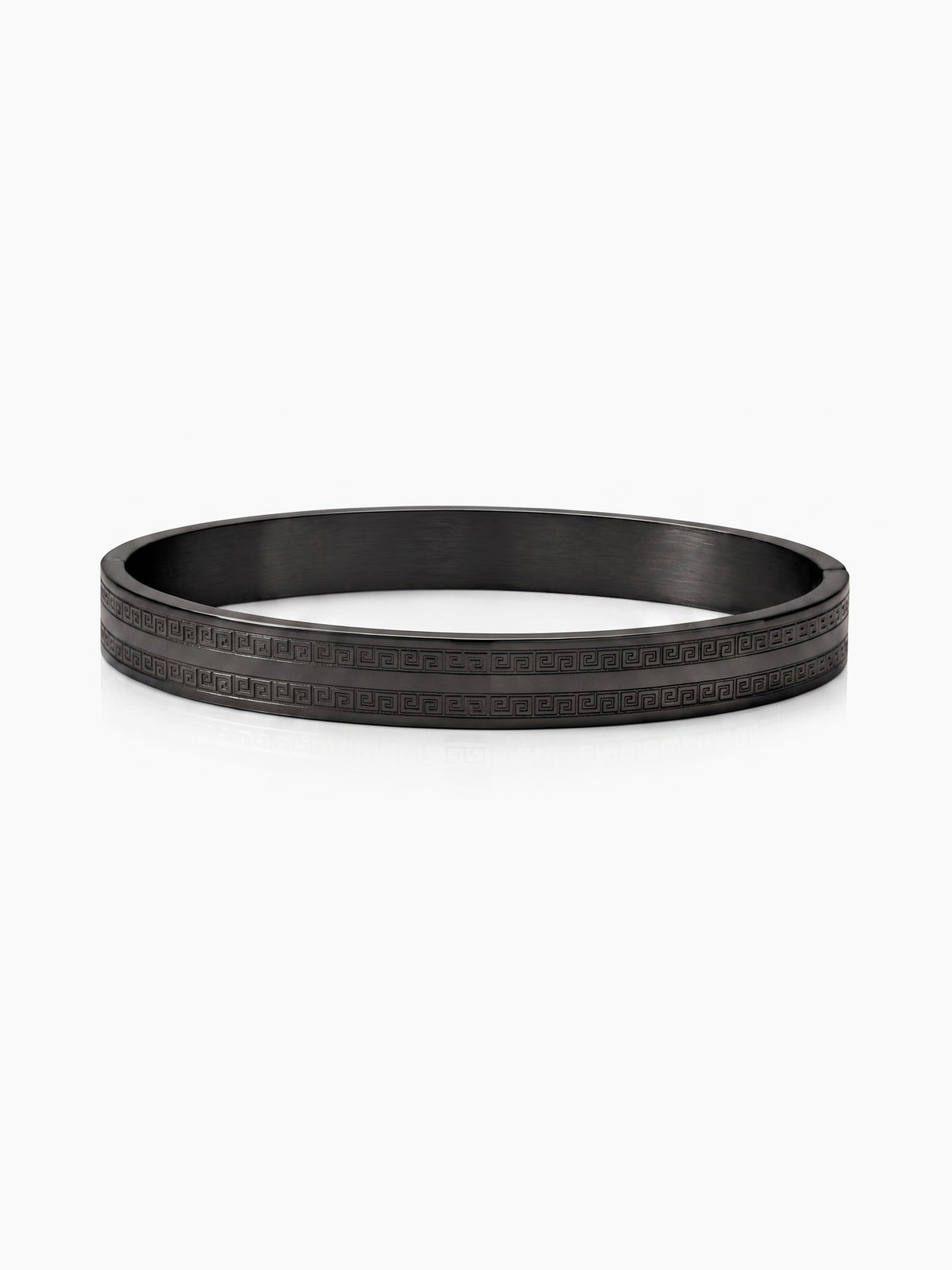 Miliano Engraved Black Men's Kada