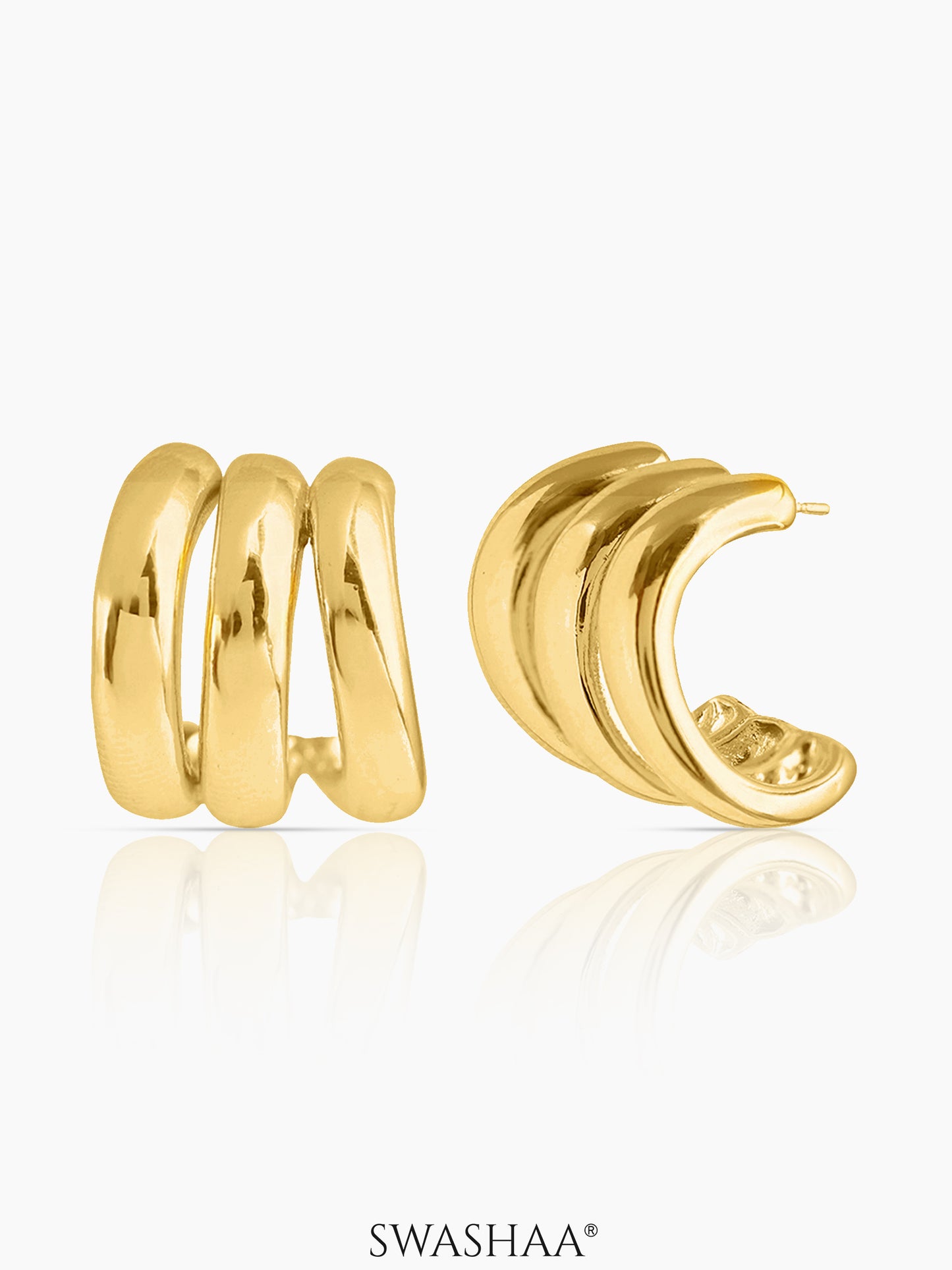 Mirabella 18K Gold Plated Earrings