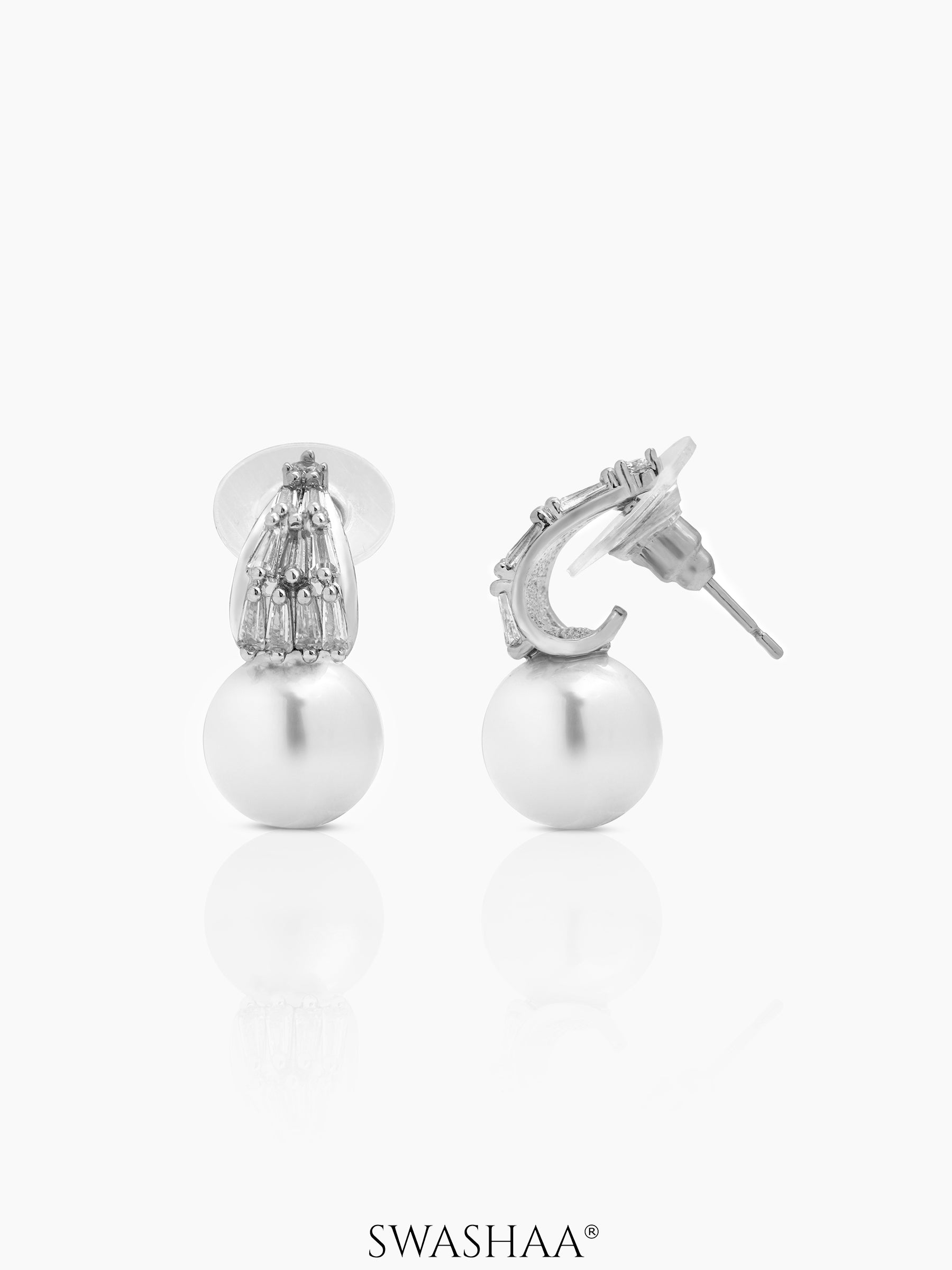 Molly Dome Pearl Earrings