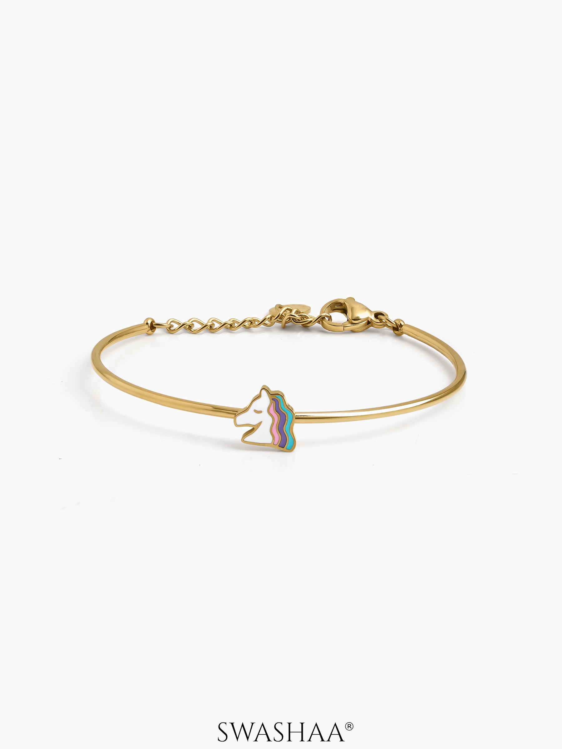 Momo Unicorn Kid's Kada Bracelet - Swashaa