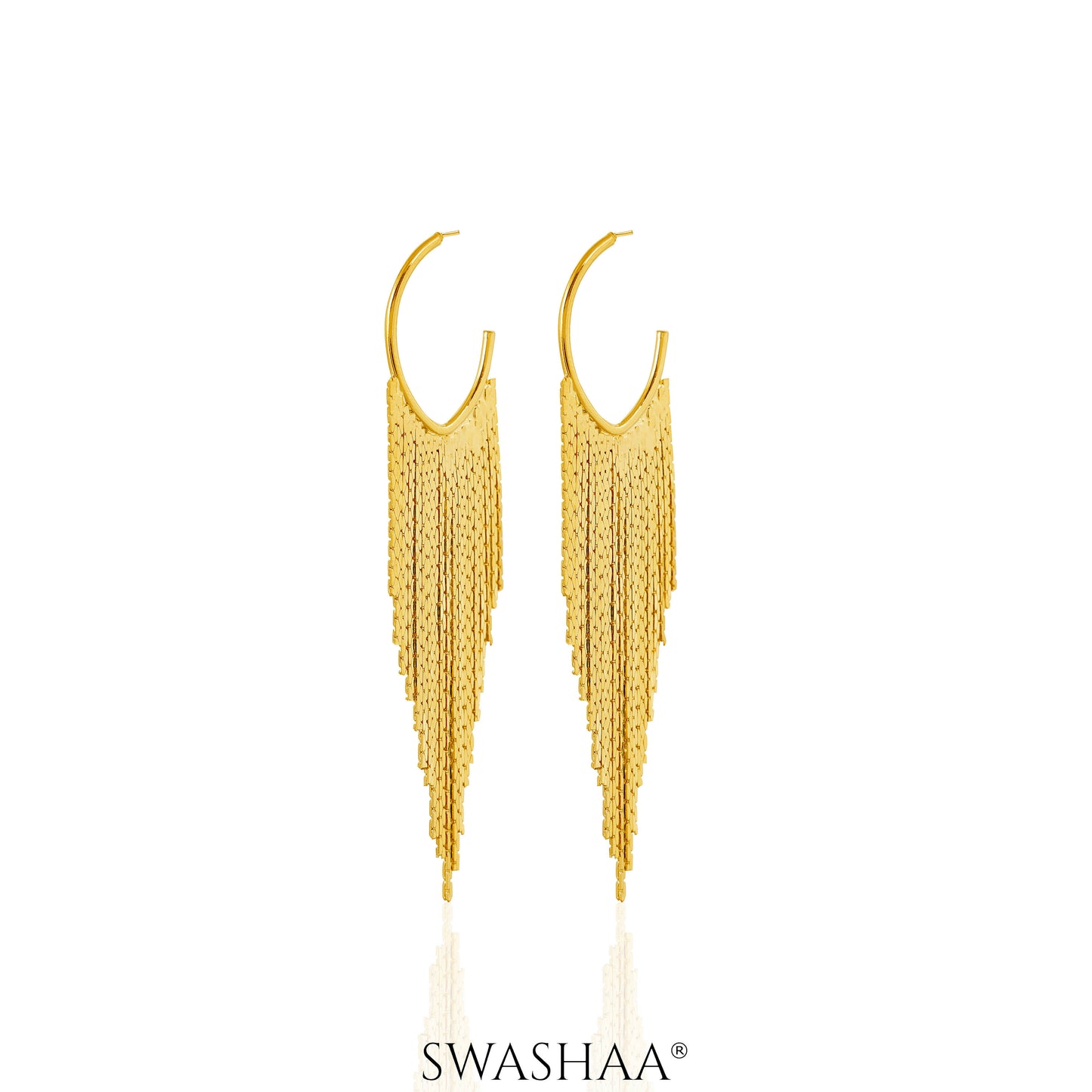 Murphy 18K Gold Plated Hoop Earrings