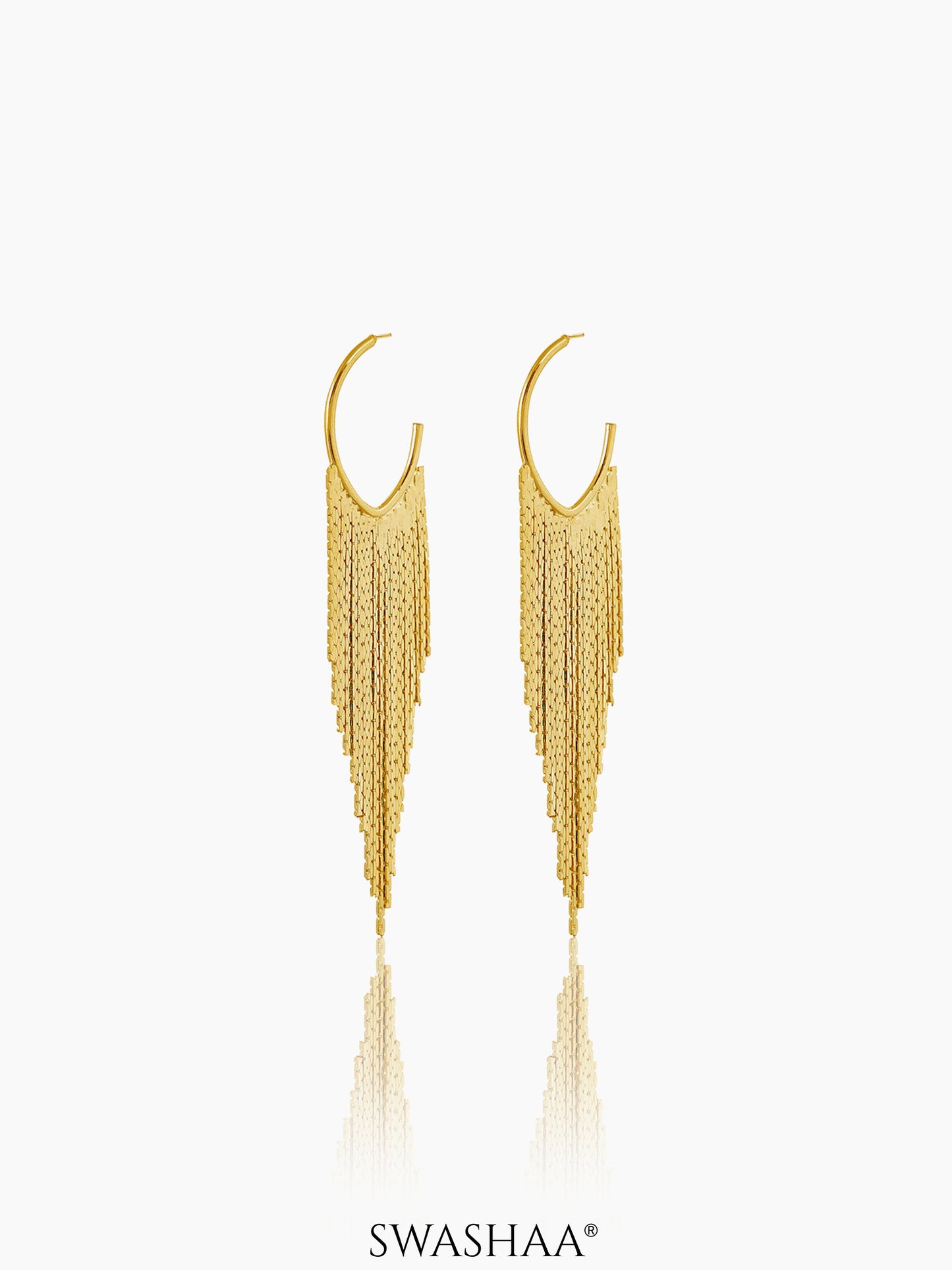 Murphy 18K Gold Plated Hoop Earrings