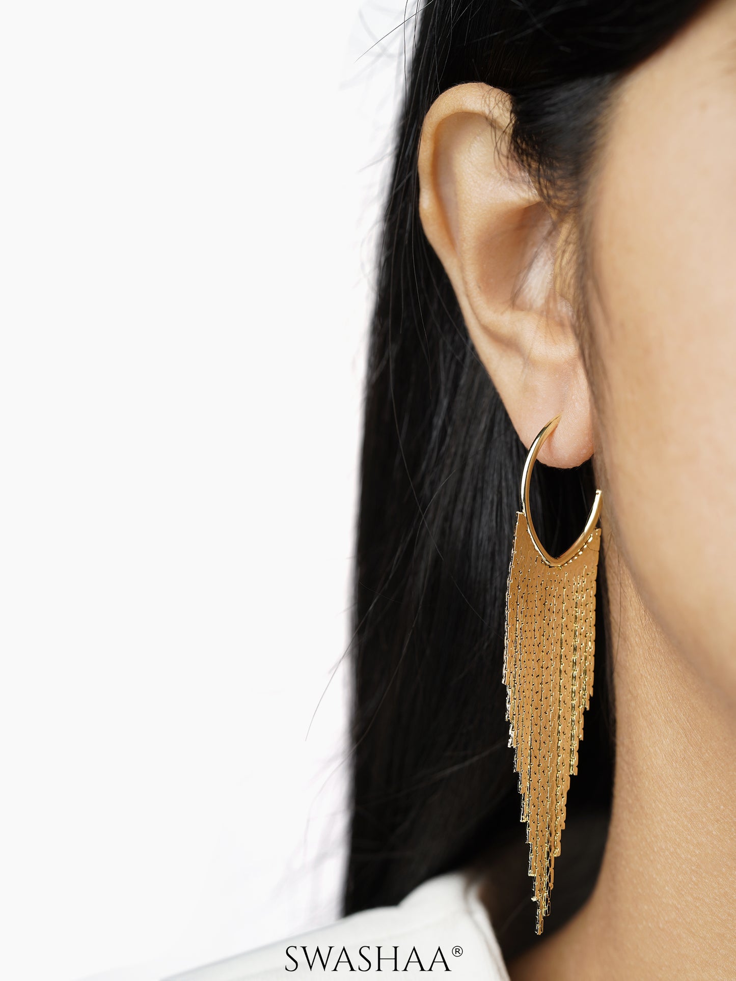 Murphy 18K Gold Plated Hoop Earrings