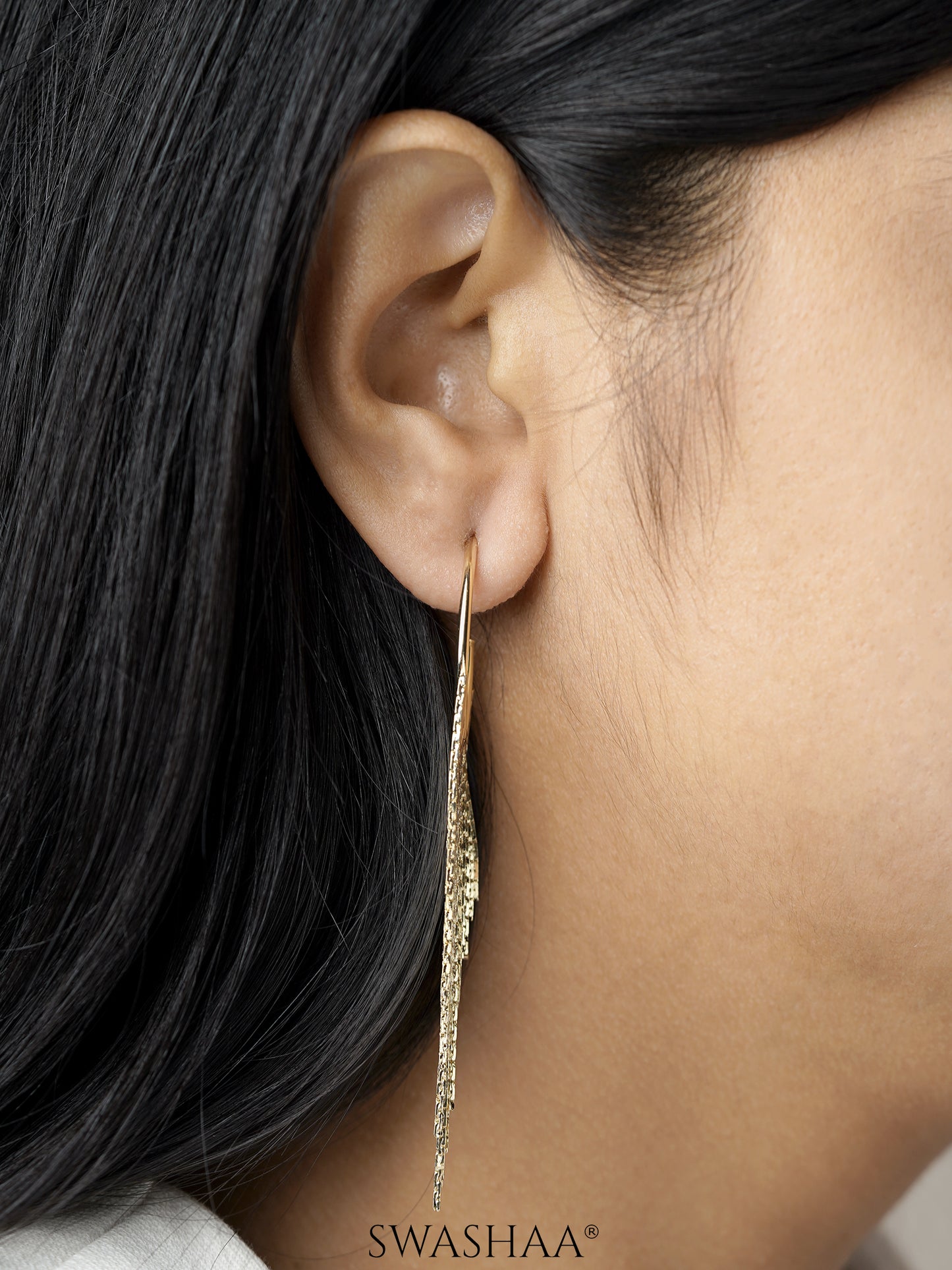 Murphy 18K Gold Plated Hoop Earrings