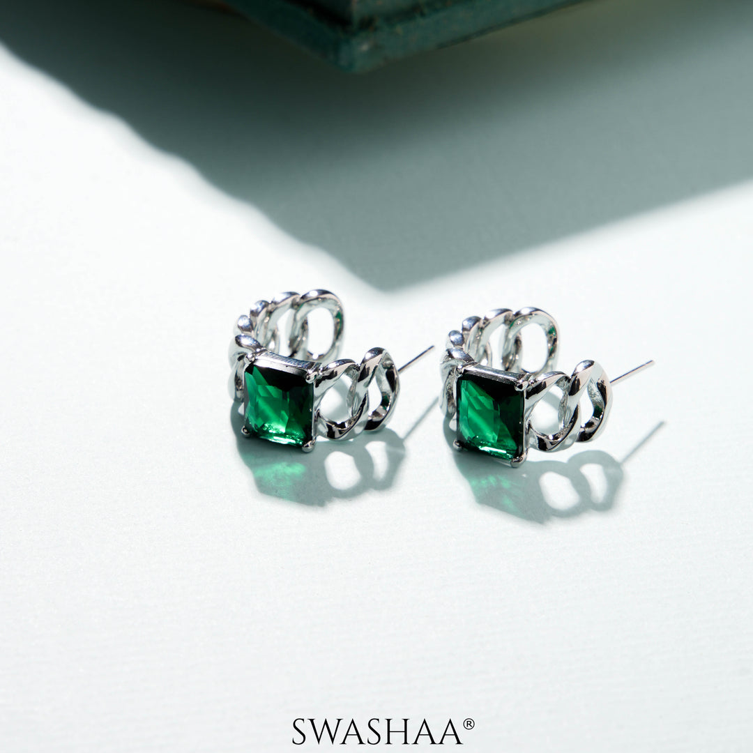 Muscat Emarald Earrings - Swashaa