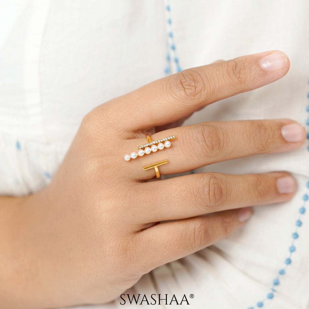 Mystique 14K Gold Plated Ring