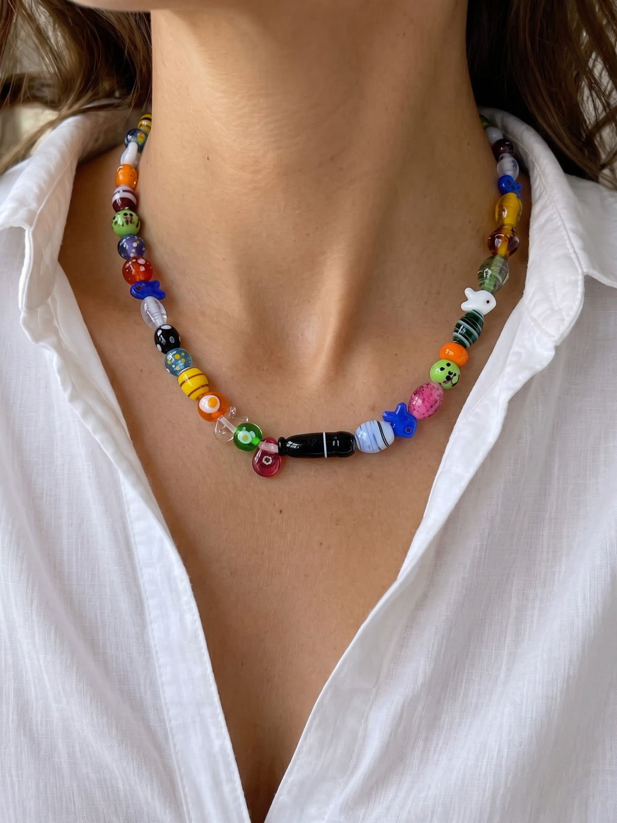 Nebula Multicolor Women’s Beaded Necklace