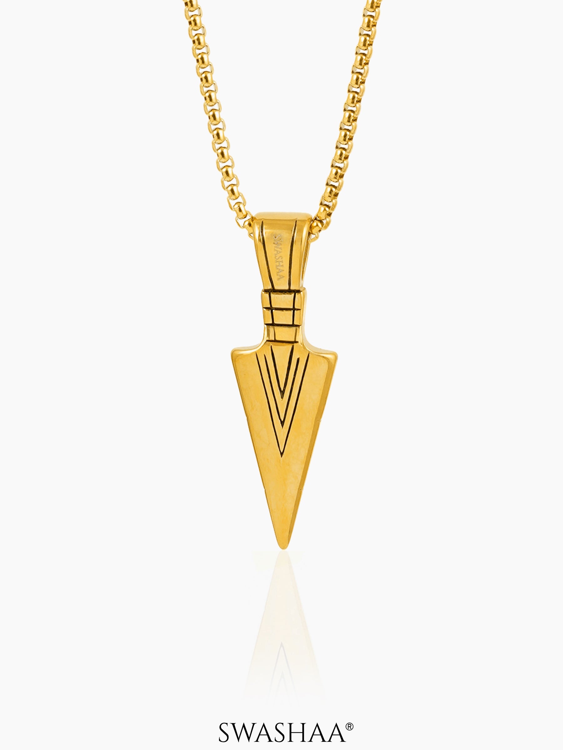 Niko 18K Gold Plated Men's Chain Pendant