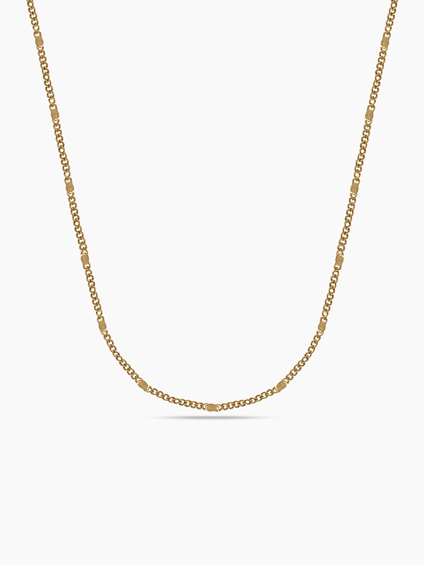 Nimora Dotted Link Line 18K Gold Plated Women's Chains
