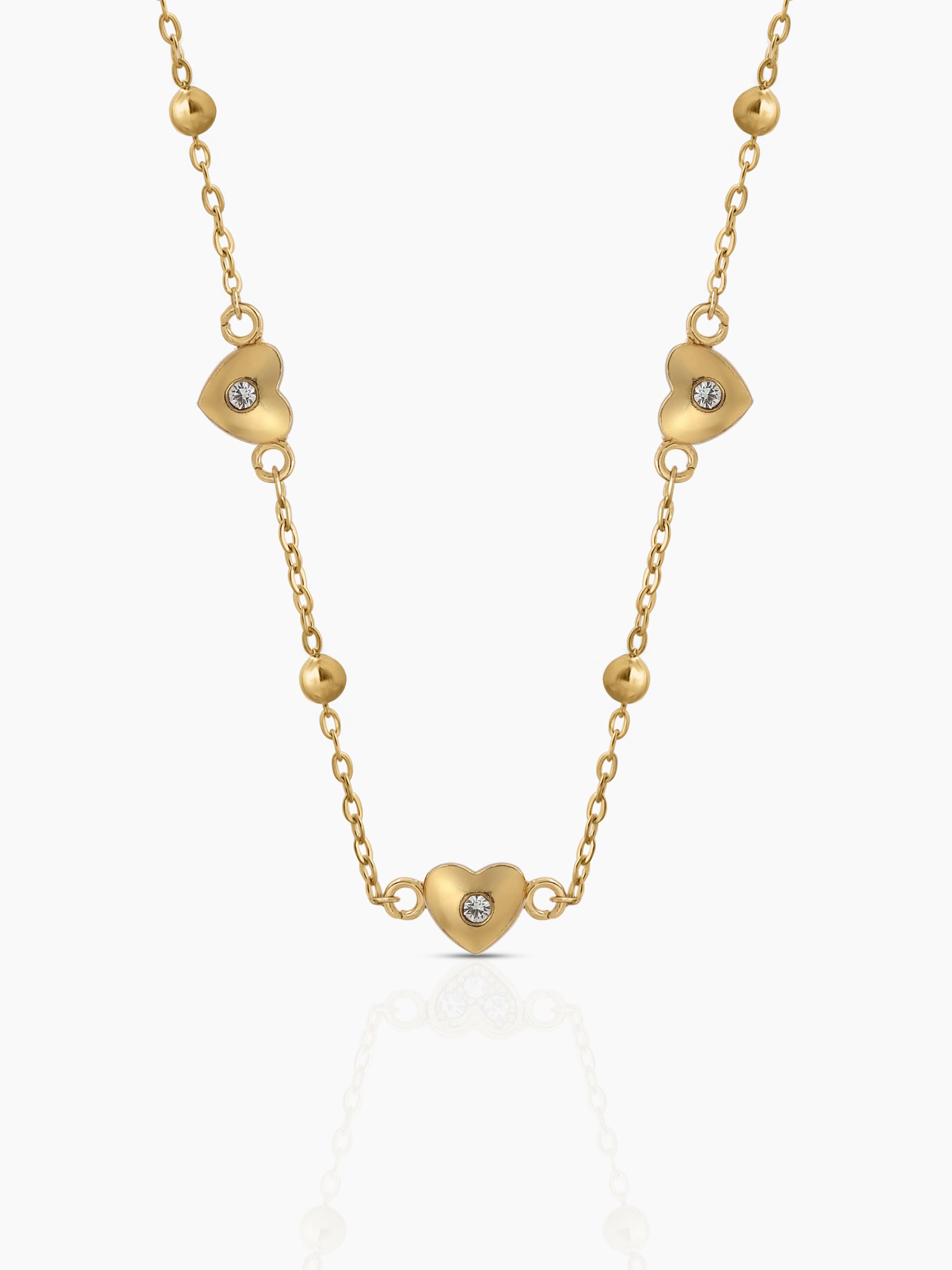 Nira Heart Necklace - Swashaa