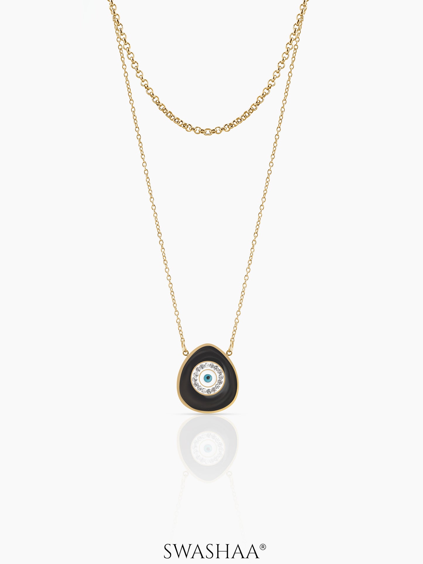 Niva Evil Eye Layered Necklace