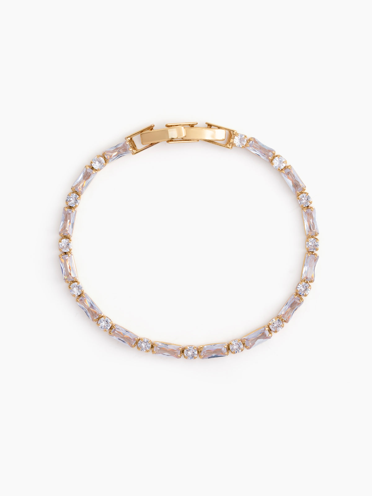 Norin 18K Gold Plated Diamond Tennis Women's Bracelet