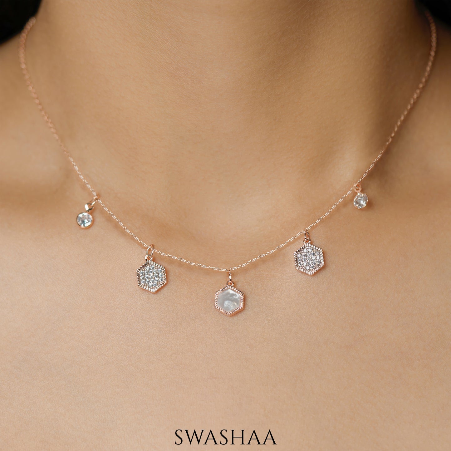 Oadira Rosegold Plated Choker