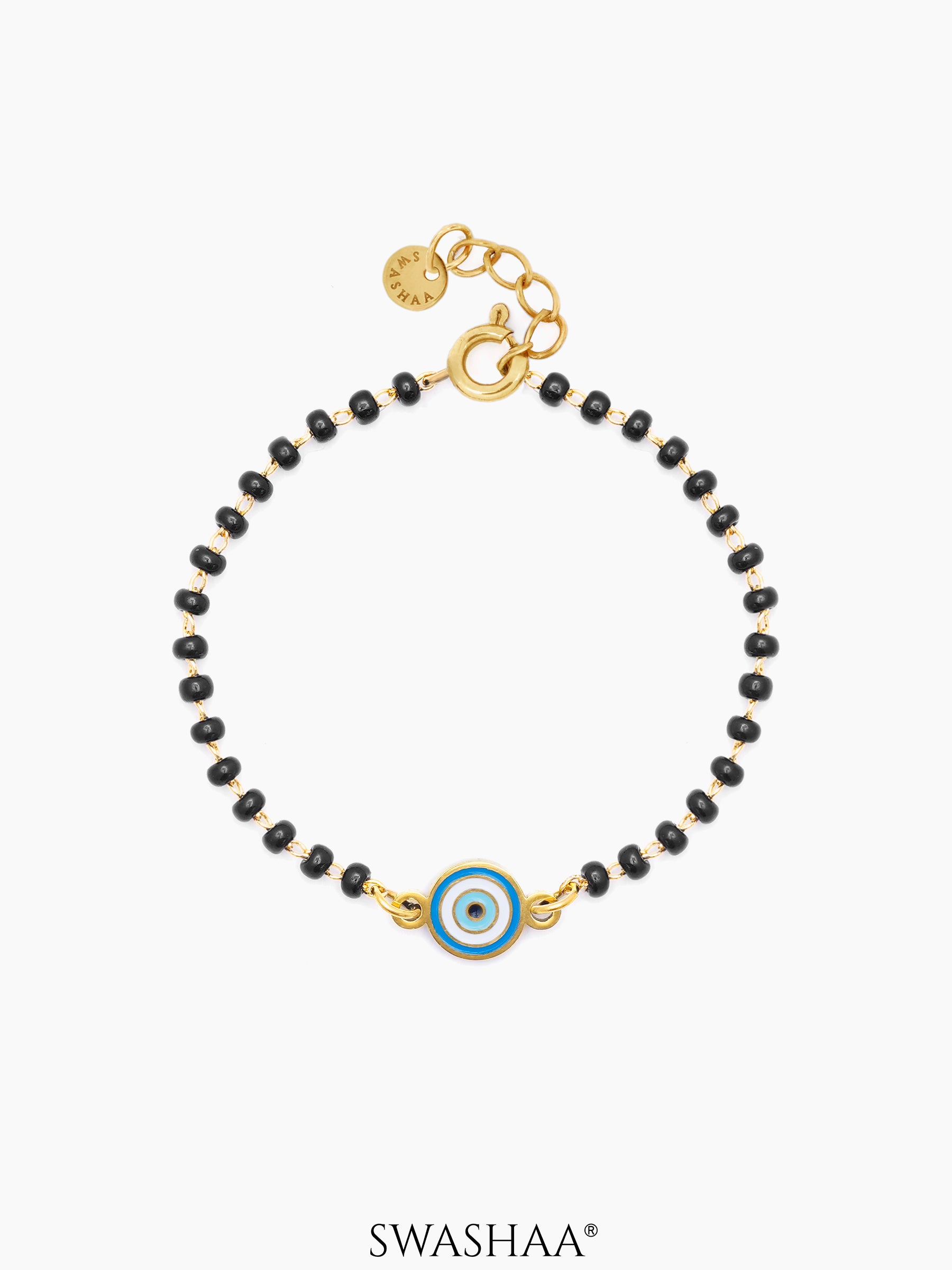 Ocean Eye Charm 18K Gold Plated Kid's Nazariya Loose Bracelet