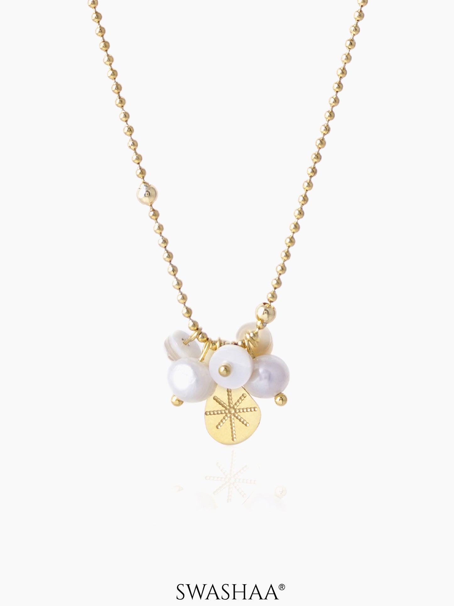 Odette Pearl 18K Gold Plated Necklace