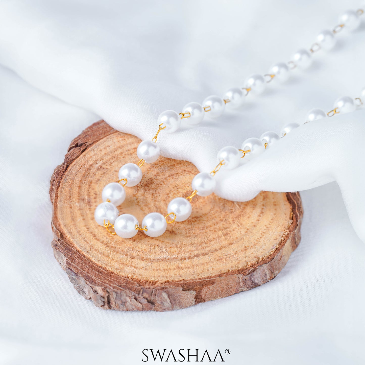 Olay Pearl 18K Gold Plated Necklace