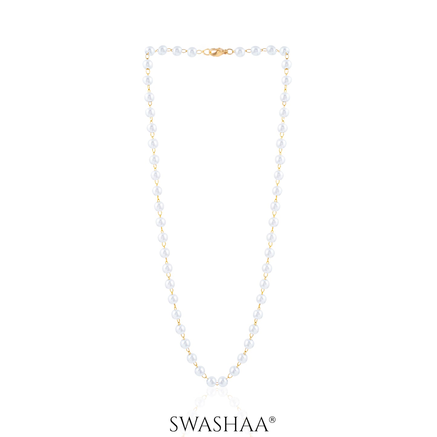 Olay Pearl 18K Gold Plated Necklace