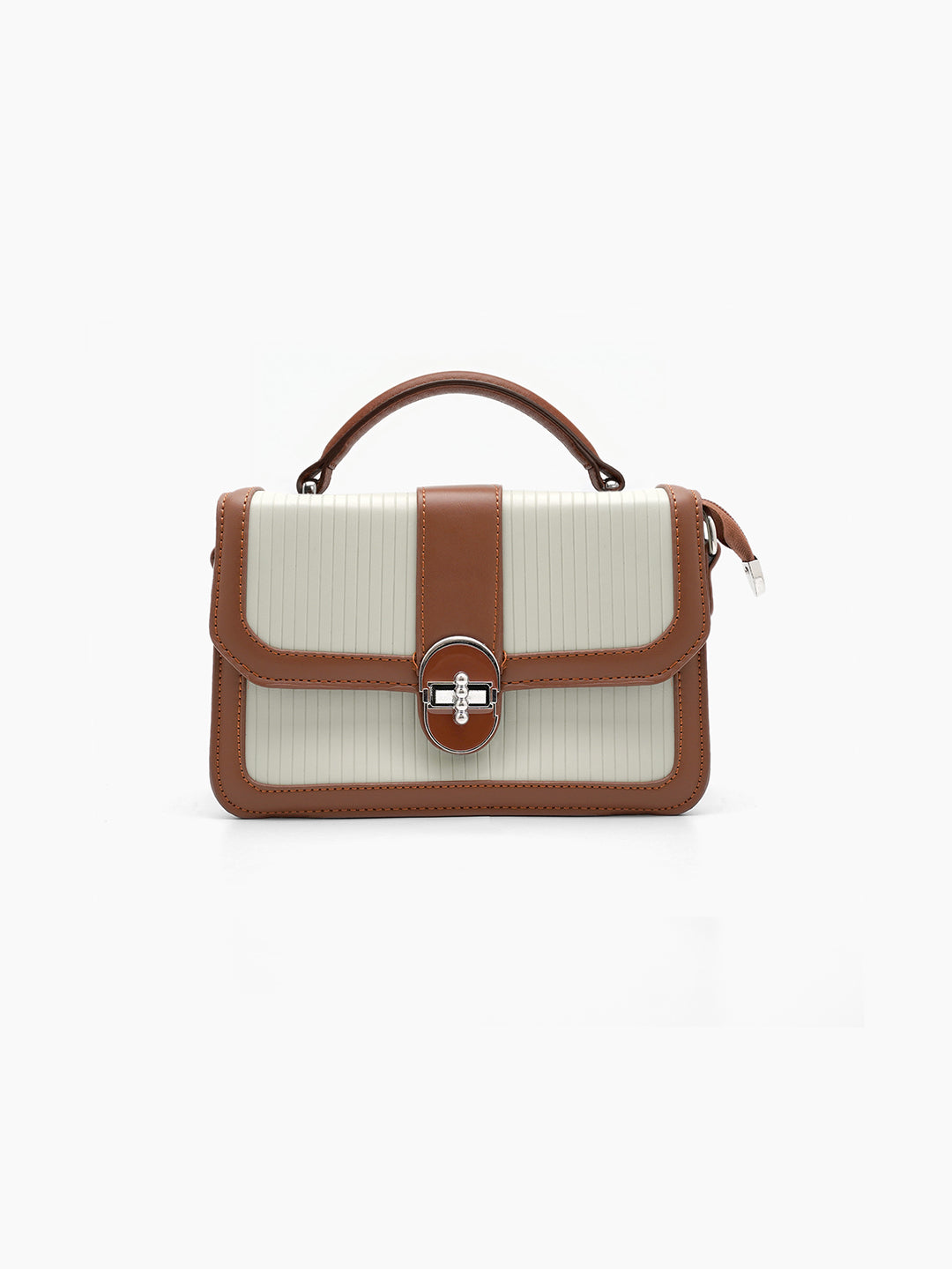Olivia Ivory Classic Mini Bag - Swashaa
