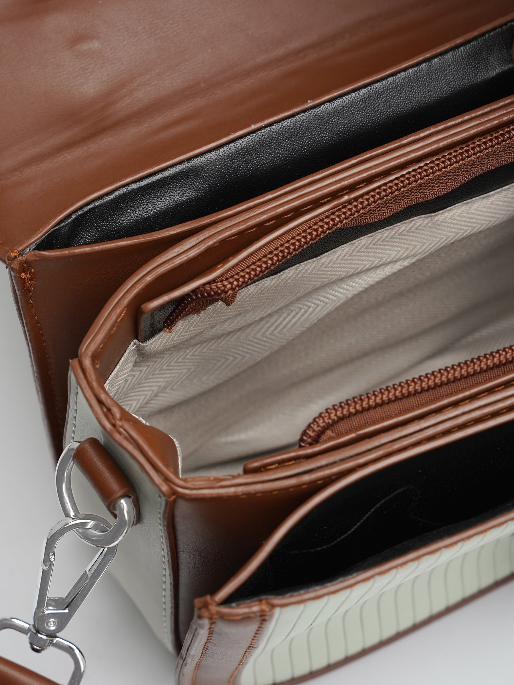 Olivia Ivory Classic Mini Bag - Swashaa