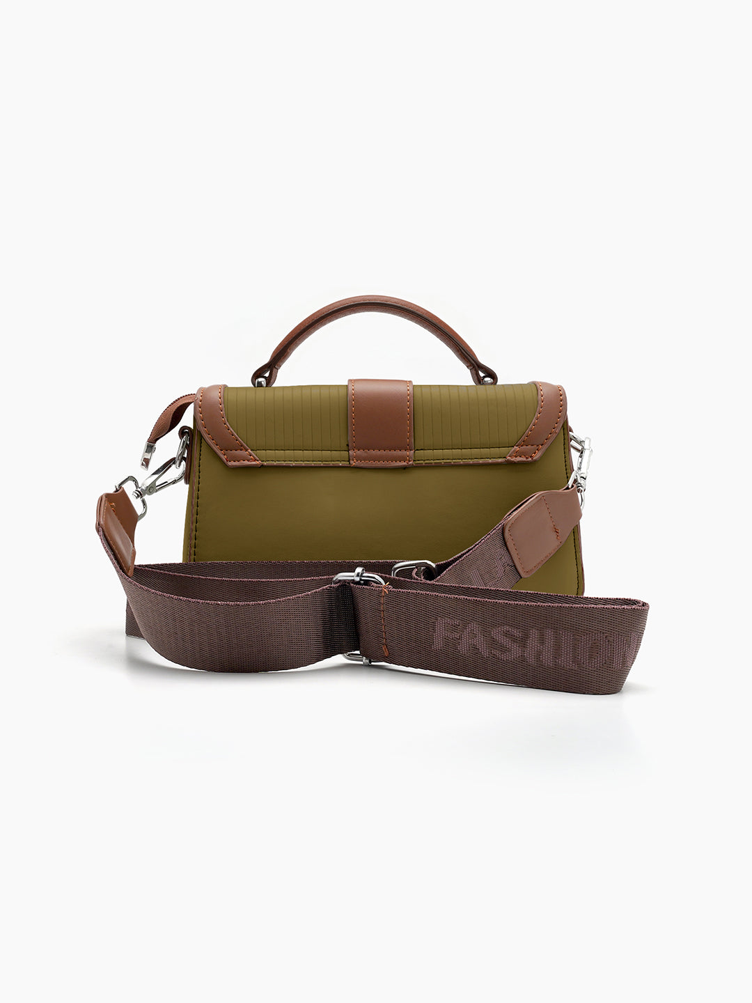 Olivia Olive Green Classic Mini Bag - Swashaa