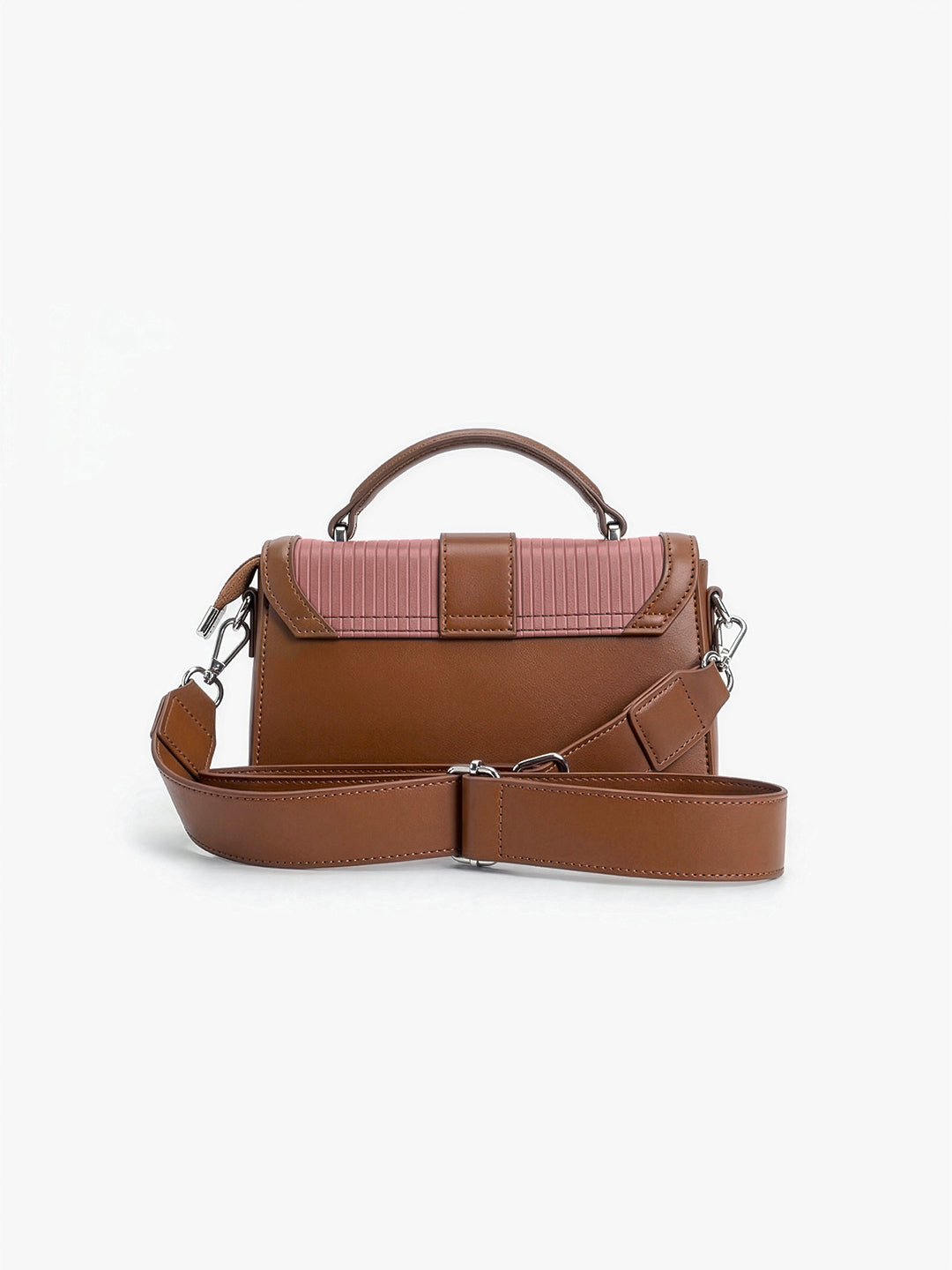Olivia Peach Classic Mini Bag - Swashaa